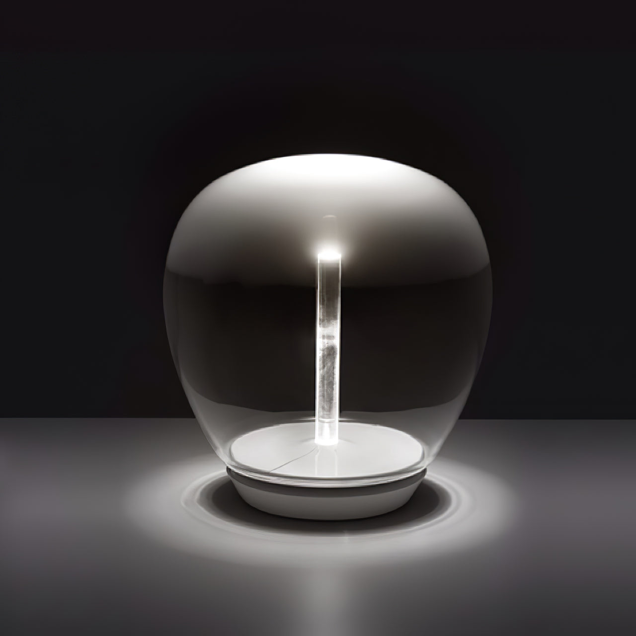 Empatia Modern LED Table Lamp - Adjustable Brightness, USB Charging Port, Night Light for Bedroom, Living Room & Office - Warm White & Cool White Light Modes