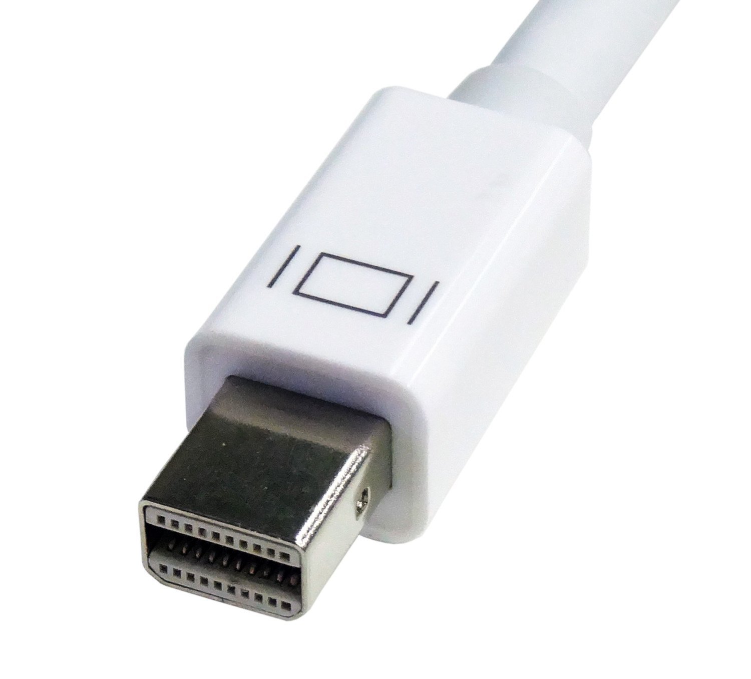 J-Tech Digital JTDMINIDVI Mini DisplayPort to DVI Adapter Cable - Compatible with MacBook, MacBook Pro, iMac & MacBook Air - Perfect for Home Office, Gaming & Presentations