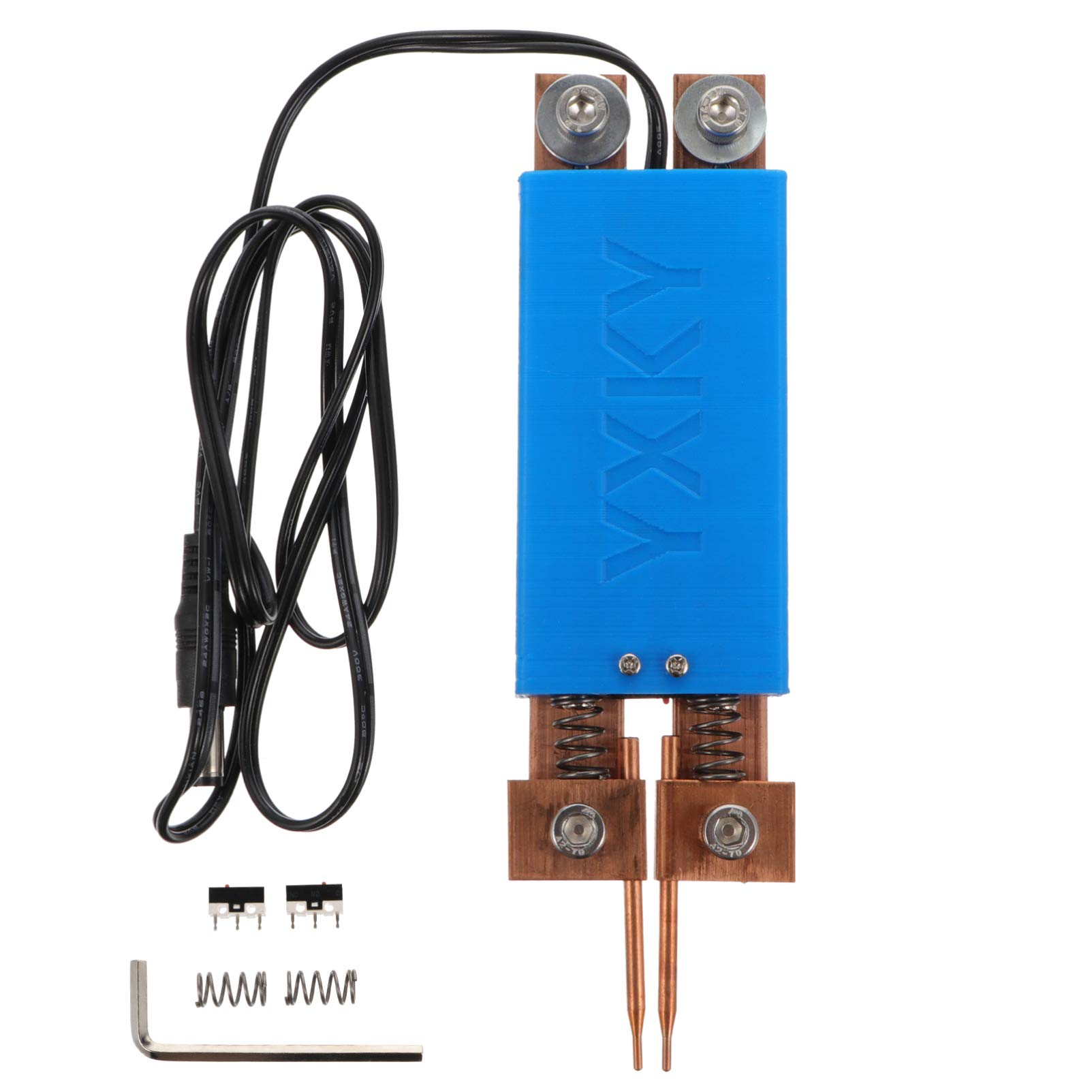 Baluue DIY Spot Welder Pen - Automatic Trigger Spot Welding Machine with Integrated Design - Blue Welding Tool Accessories for Battery Repair, Jewelry Making & Electronics Projects