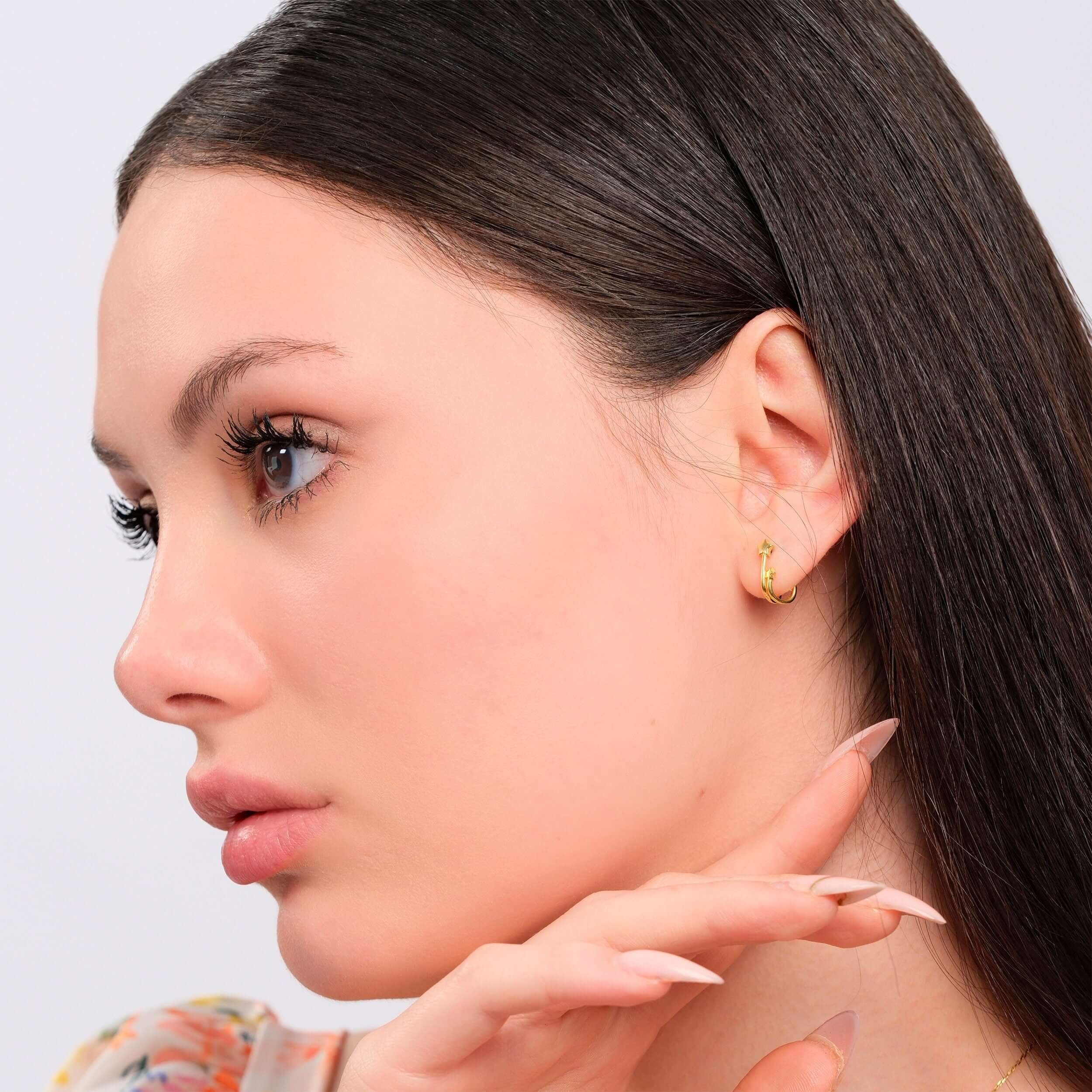 14K Gold Vermeil Star Stud Earrings for Women - Dainty & Elegant Jewelry for Everyday Wear, Parties & Gifts