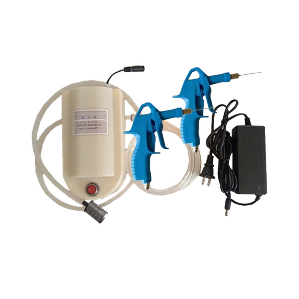 Electric Meat Injector Pump - High Pressure Bacon & Meat Brine Injector Syringe Gun, 50W 100-240V AC, Double Needle (Perfect for Turkey, Chicken, Pork & BBQ Meat Marination)