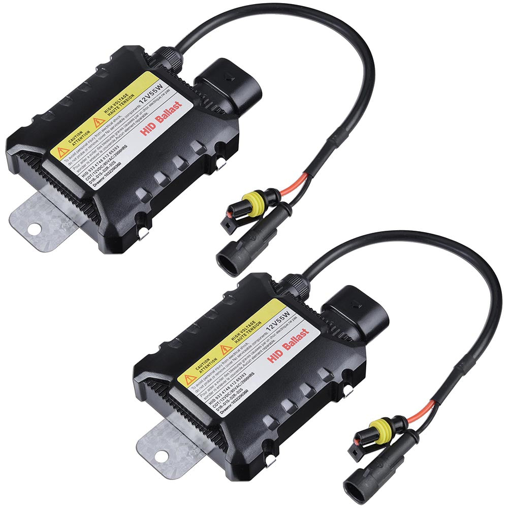 Universal 12V 35W/55W Xenon HID Ballast Replacement Kit - 2 Pack for Car Headlight Upgrade | TheLAShop - Perfect for Night Driving & Off-Road Vehicles