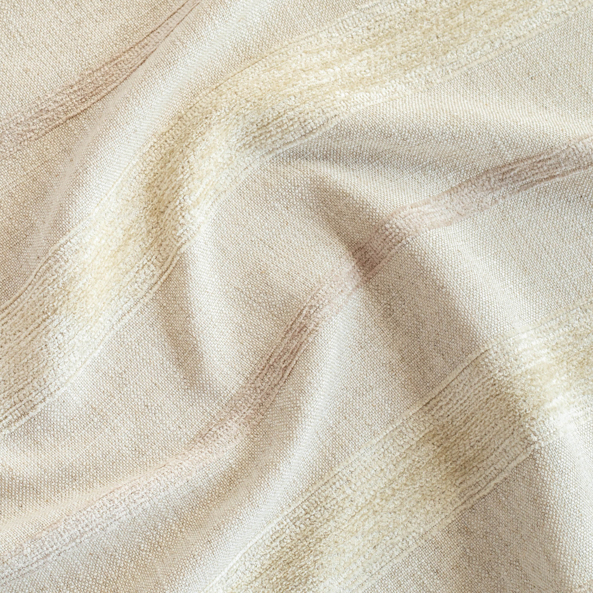 Ellis Stripe Fabric - Natural Cotton Blend Textile for Upholstery, Curtains & Home Decor | Premium Quality Fabric for DIY Sewing Projects & Crafting
