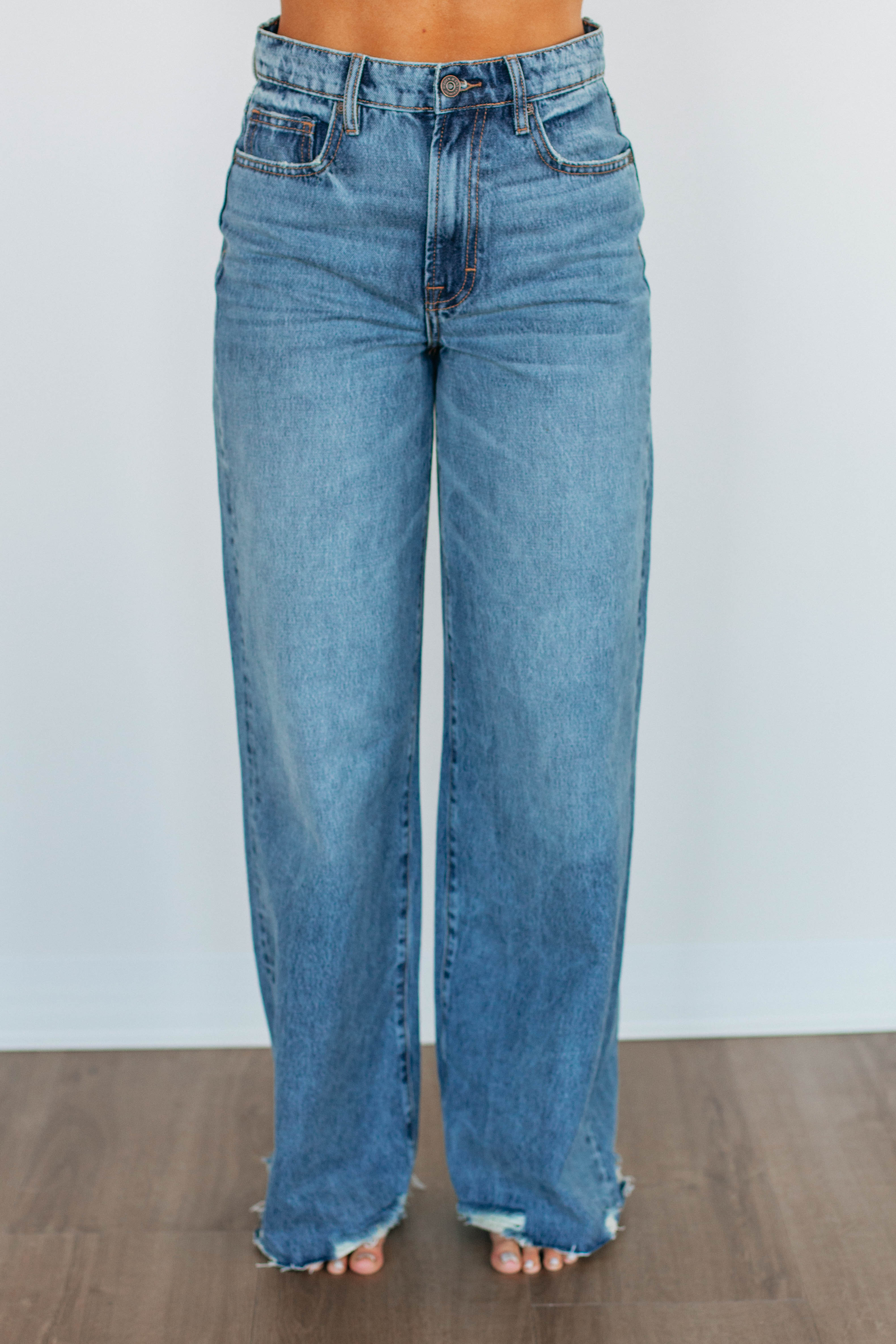 Stylish Nori Hidden Jeans - Medium Wash Denim for Women | Perfect for Casual Wear, Office & Night Out