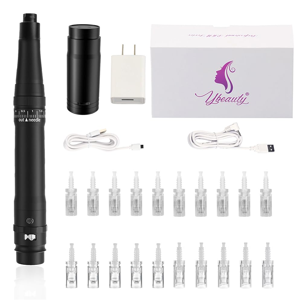 Professional Wireless Permanent Makeup Machine - Cordless Eyebrow Tattoo Pen with Portable Power Supply | Microblading & Cosmetic Tattoo Device for Salon & Home Use | Perfect for Eyebrow, Eyeliner & Lip Contouring