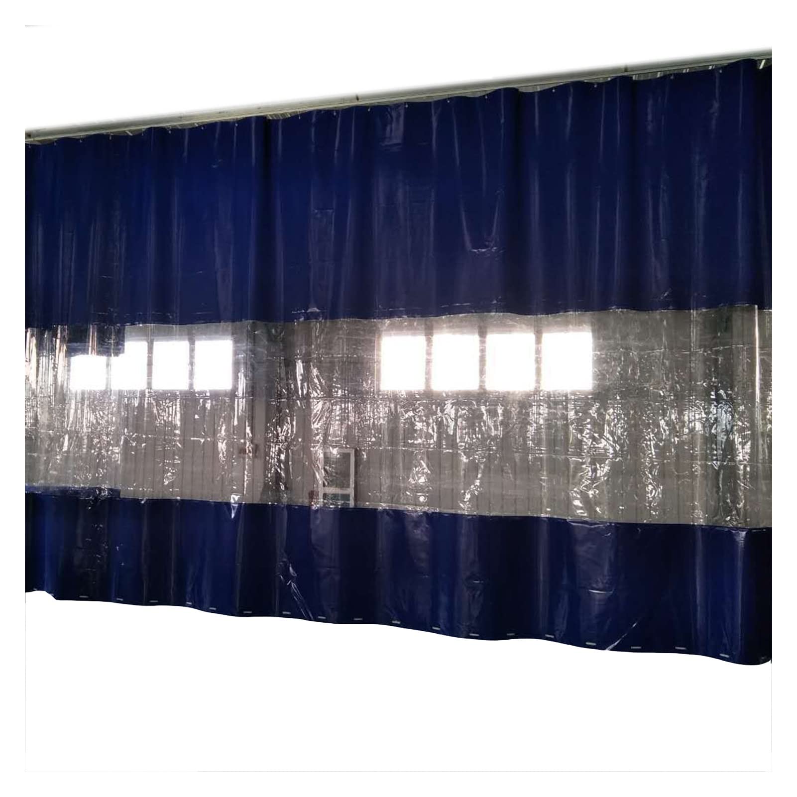 Outdoor Pergola Side Panels & Garage Sheer Tarpaulin Curtains - Foldable Rain Cover for Gardening, Camping (65 Size, Clear, 3.94x6.56ft/1.2x2m) - Perfect for Patio Shade, Backyard Privacy & Weather Protection