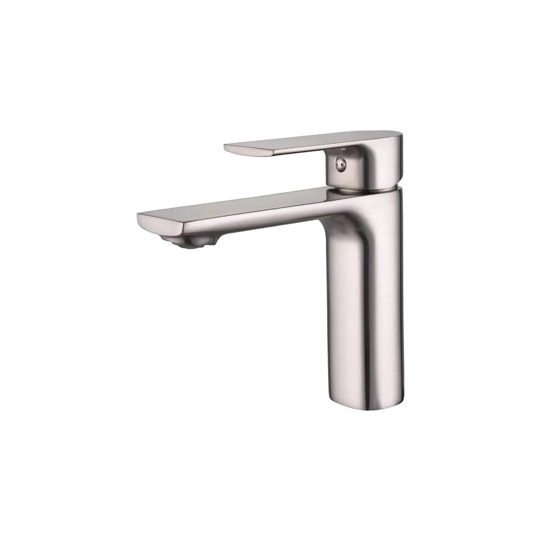 Premium Bathroom Sink Faucet B11127 - Modern Single Handle Waterfall Bathroom Faucet with Ceramic Disc Valve, Perfect for Home, Hotel, and Commercial Use