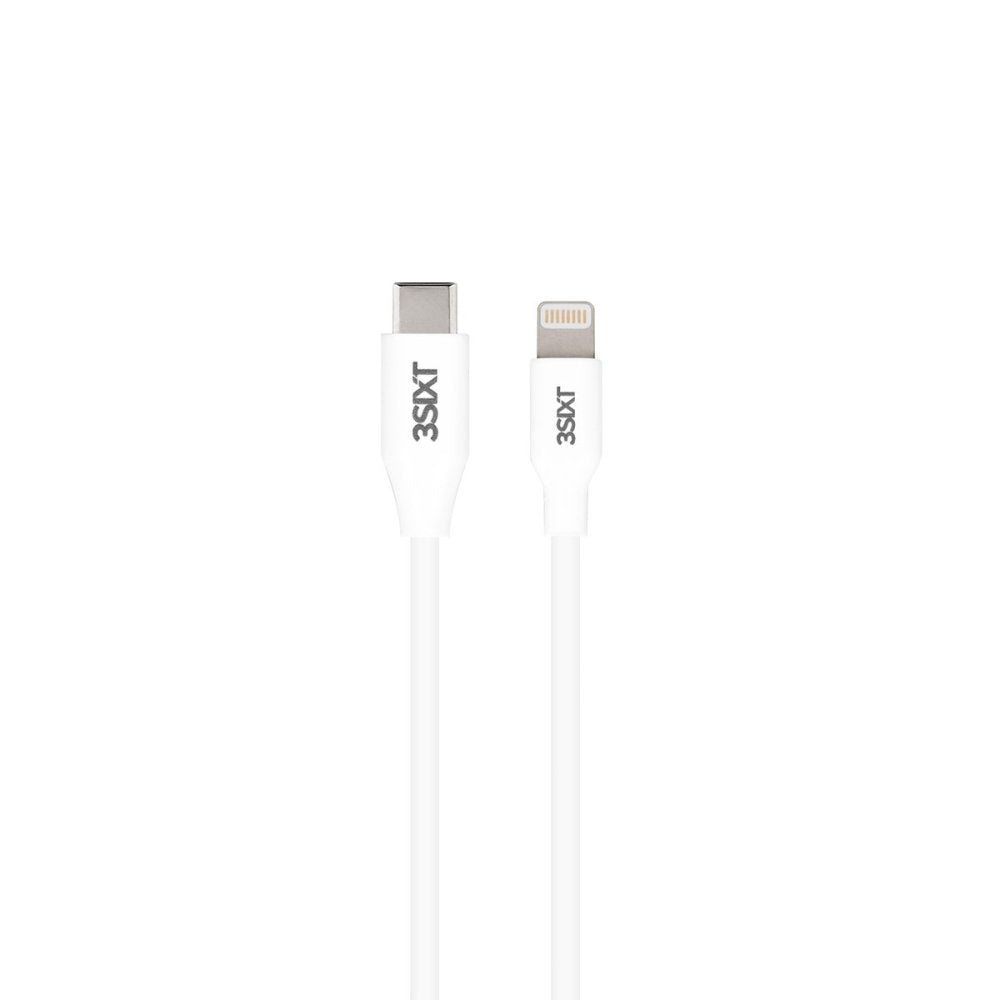 3sixT 20W USB C Wall Charger with PD Fast Charging & USB C to Lightning Cable - Perfect for iPhone, iPad, and Android Devices at Home, Office or Travel