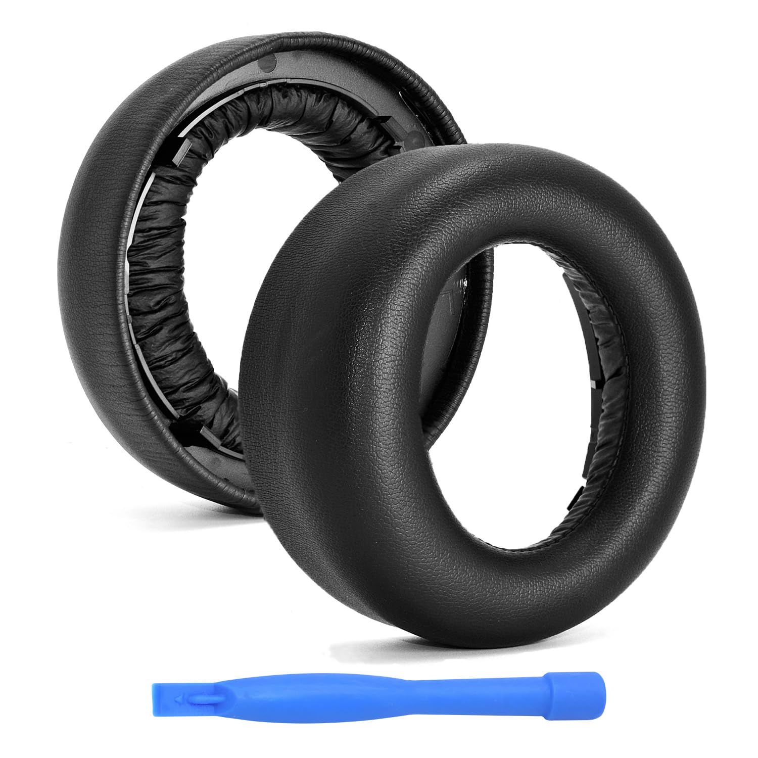 PS5 3D Pulse Wireless Headset Ear Cushions - Black Replacement Pads for Gaming Comfort