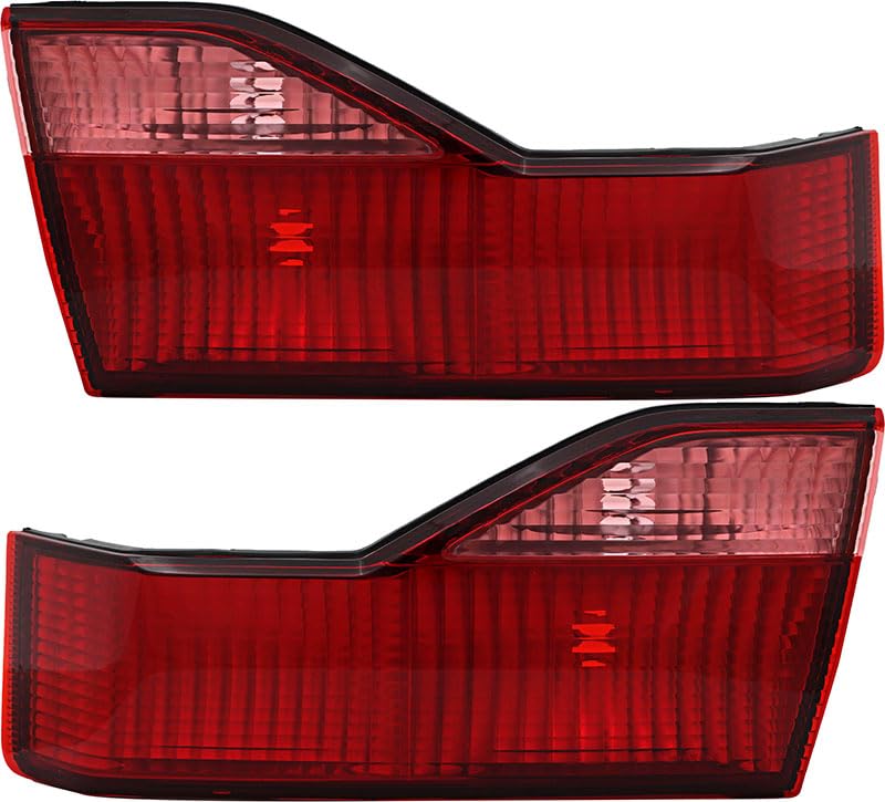 Honda Accord Sedan Inner Tail Lights Lamps Set - Compatible with 1998 1999 2000 Models - Driver & Passenger Side Replacement - Enhance Safety & Style for Night Driving