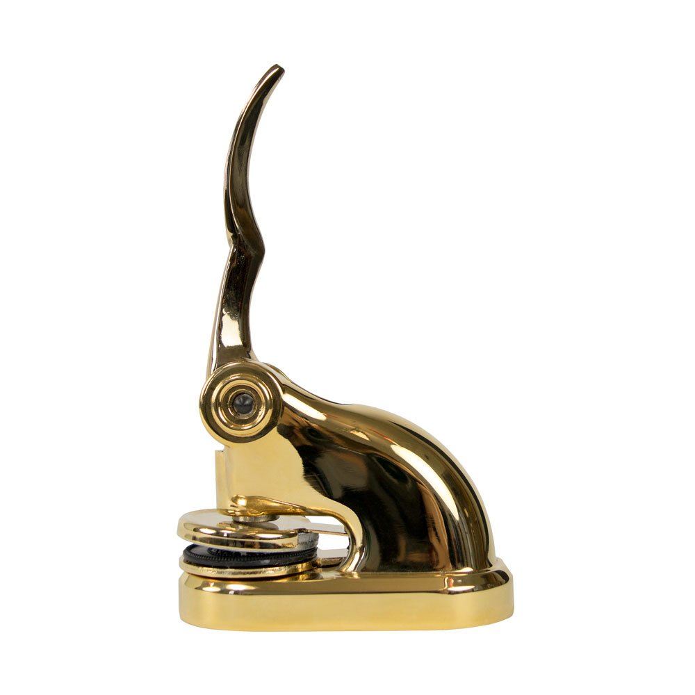 Personalized Monogram Book & Library Embosser - Brass Desk Seal Stamp for Books, Certificates & Documents | Perfect for Gifts, Offices & Book Lovers