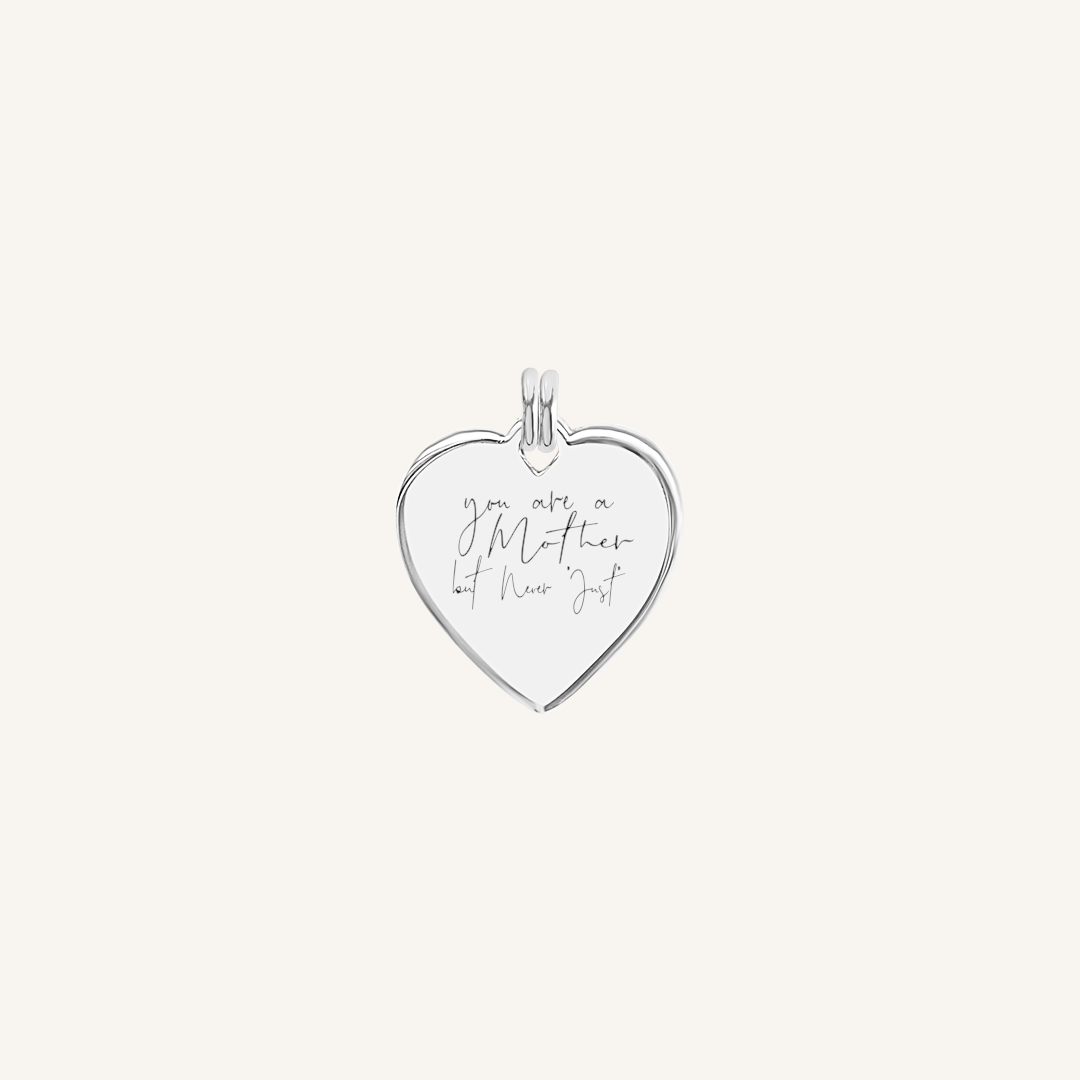 Etch Behold Heart Charm Necklace - Jessica Urlichs Inspired Jewelry for Women - Perfect for Valentine's Day Gifts, Anniversary Presents & Romantic Occasions
