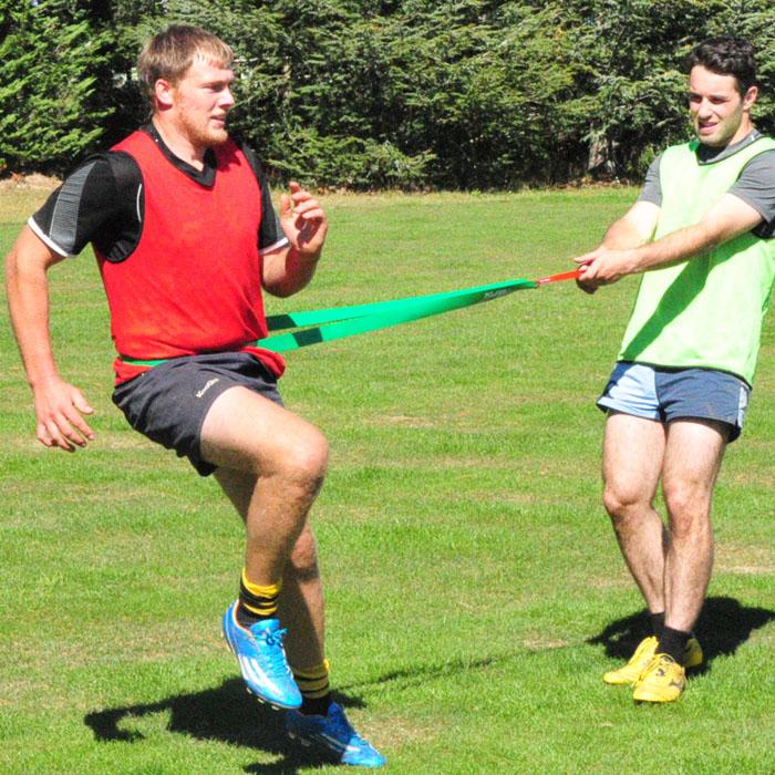 XLR8 Strength Resistance Band Level 4 - Heavy Duty Green Exercise Band (3.3cm/1.3in Width) for CrossFit, Home Workouts & Physical Therapy
