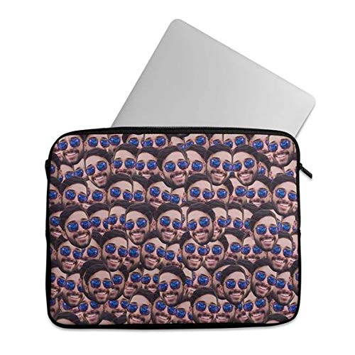 Custom Face Photo Laptop Sleeve for MacBook (12'', 13'', 15'') | Personalized Laptop Case with Your Picture | Durable Protective Laptop Bag - Perfect for Work, Travel & School