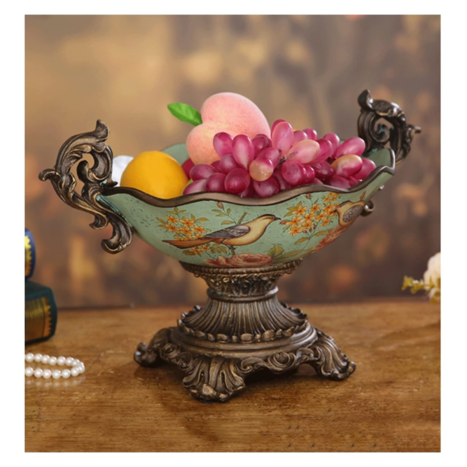 Stylish SISWIM Fruit Bowls for Table Decor - Modern Fruit Dish Basket & Candy Storage Container - Perfect for Living Room, Kitchen, and Dining Room Decor