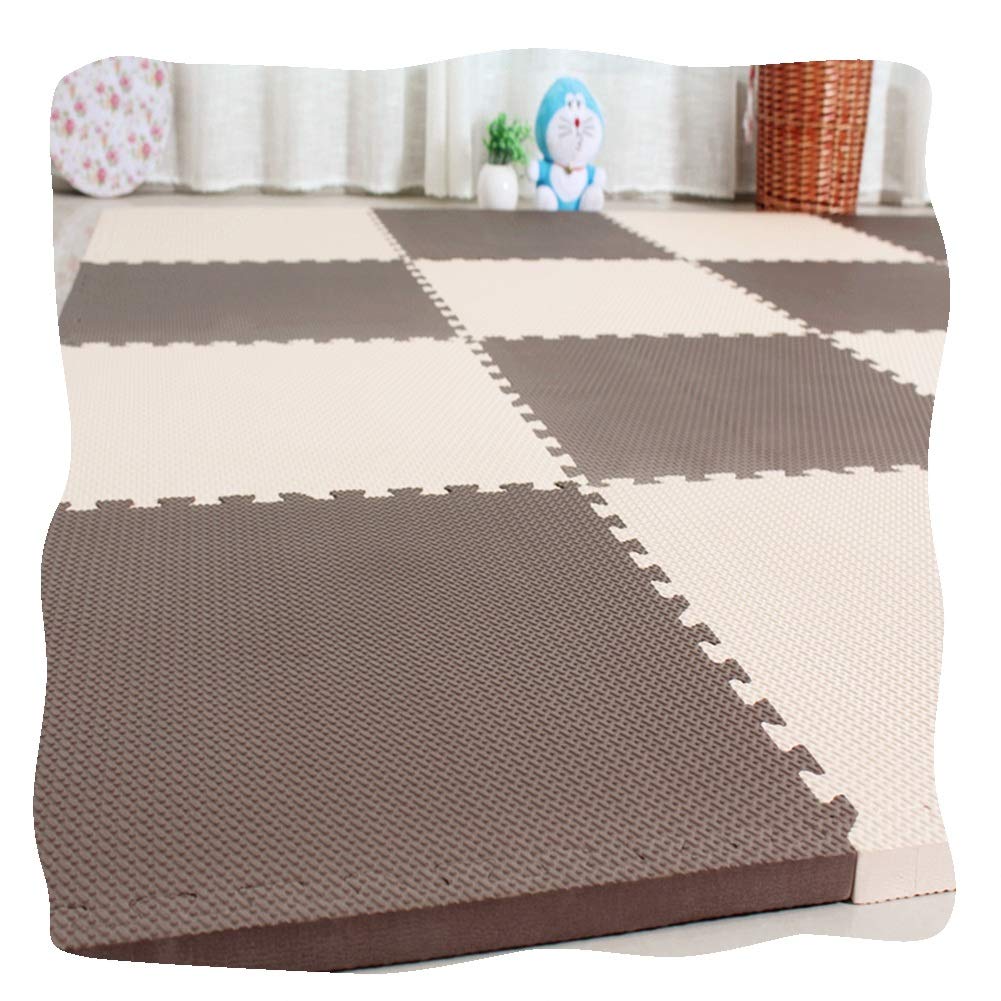 Colorful Interlocking Foam Play Mats for Kids - Non-Slip Puzzle Tiles for Indoor & Outdoor Use - 9-Piece Set (50x50x2cm) - Perfect for Playrooms, Daycares, and Safe Flooring