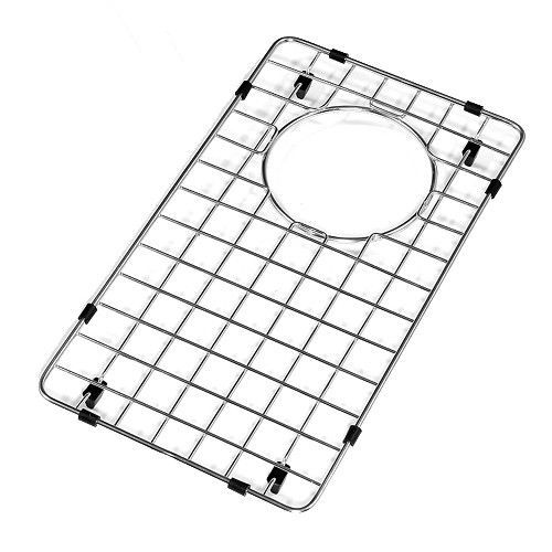 Houzer BG 4090 Wirecraft 8.5 x 15.5 Inch Stainless Steel Bottom Grid - Perfect for Kitchen Sink Organization & Dish Drying Rack Accessory