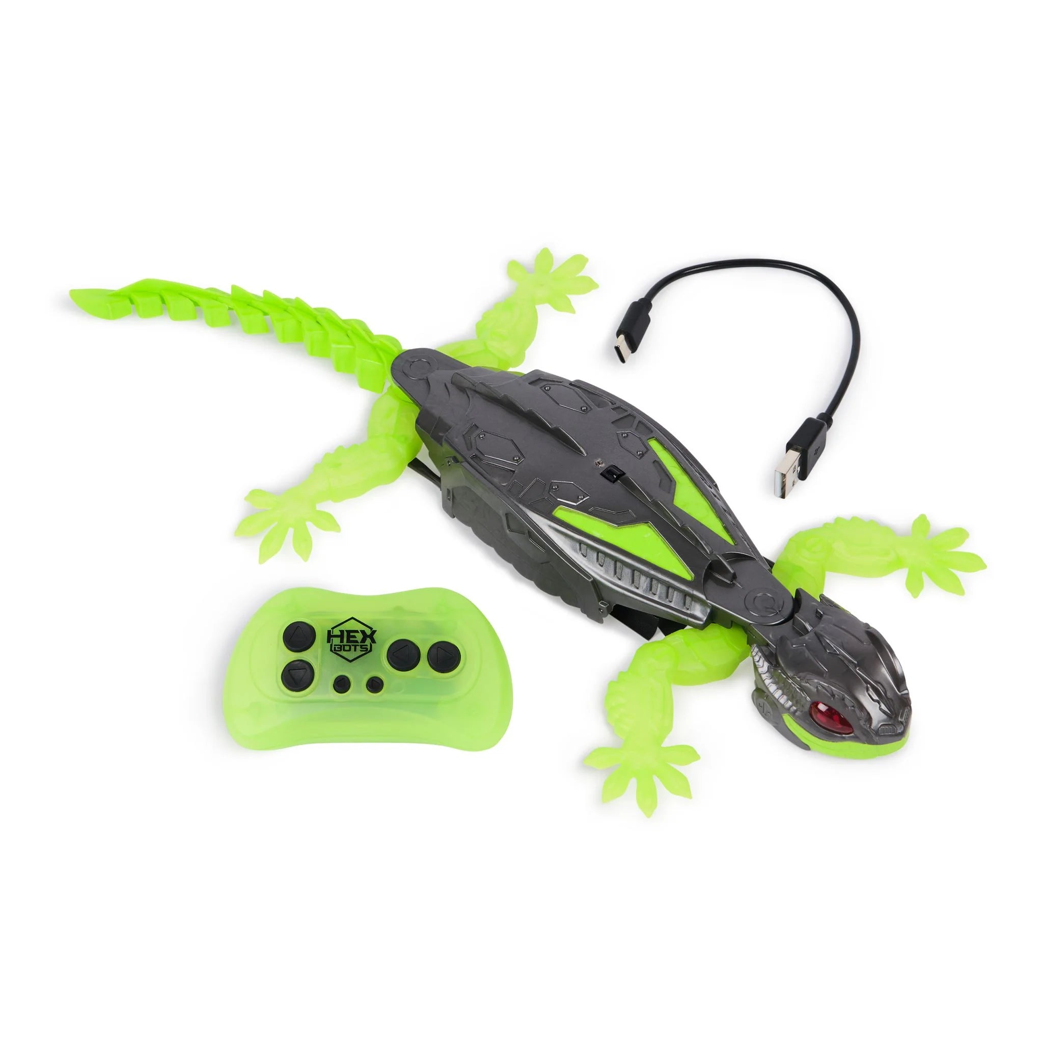 Hex Bots Wall Crawling Robot Toy - STEM Educational Gecko Robot for Kids - Fun Climbing Toy for Indoor Play & Science Learning Activities