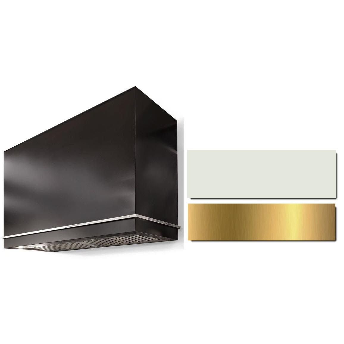 AGA 48 Inch Wall Mount Range Hood - AH4854LGEWHTBB - Professional Stainless Steel Kitchen Ventilation for Home Cooking & Grilling