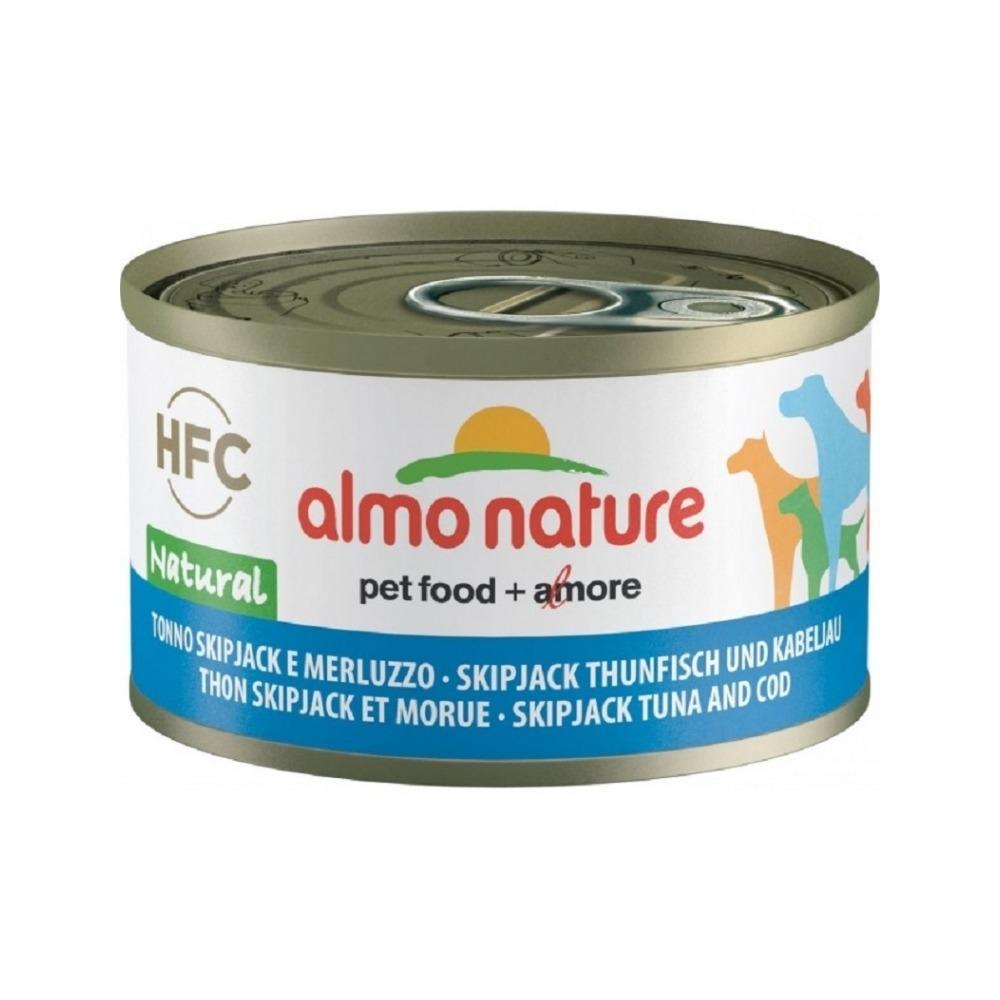 Premium Natural Skipjack Tuna & Cod Dog Food - Grain-Free, High-Protein Wet Canned Food for Dogs - Perfect for Sensitive Stomachs & Picky Eaters - Ideal for Mealtime, Training Treats & Travel Feeding