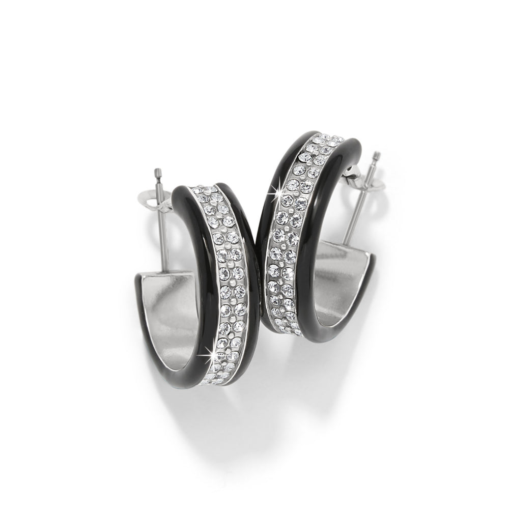 Brighton Meridian Hoop Earrings - Sterling Silver 925, Elegant Dangle Hoops for Women, Perfect for Everyday Wear & Special Occasions