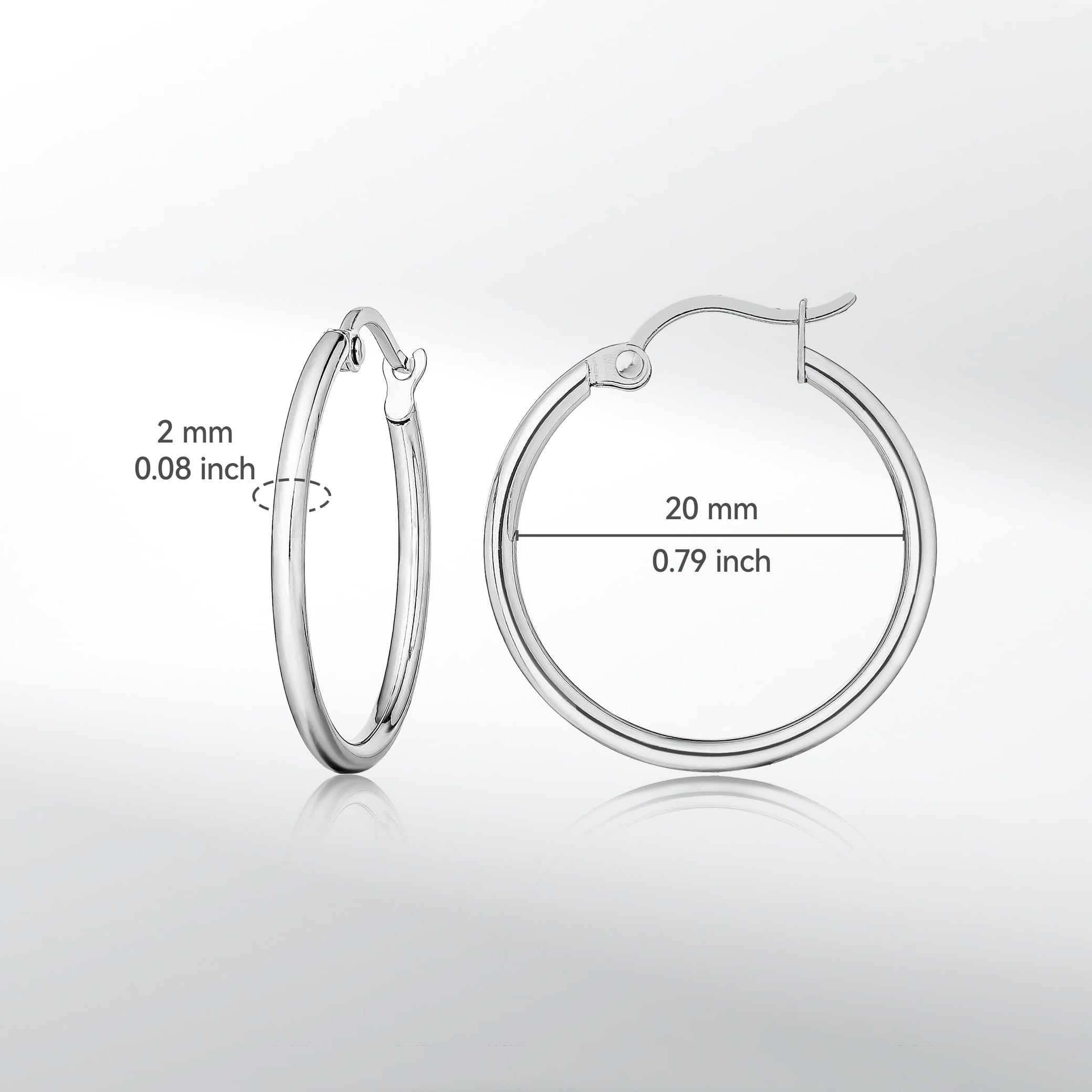 Hypoallergenic Pure Titanium Twisted Hoop Earrings for Women | Round Rope Design | Perfect for Everyday Wear, Date Night & Special Occasions