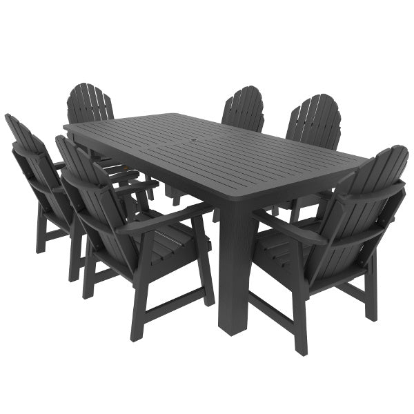 Muskoka 7-Piece Outdoor Bistro Dining Set - Patio Garden Cafe Table and Chairs for Backyard, Deck, Poolside & Balcony