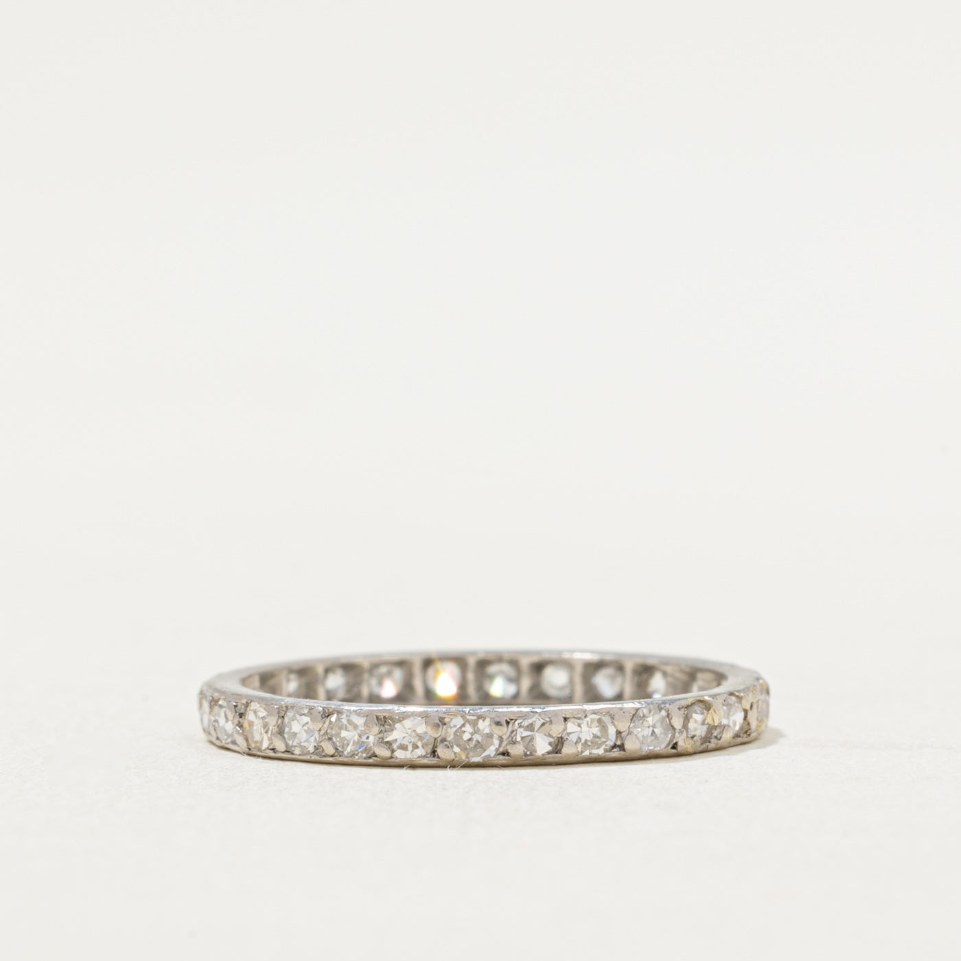 Eternity Diamond Wedding Band Ring | 0.40 Carat Total Weight (CTW) | Size 5.5 | Perfect for Anniversary, Engagement & Bridal Jewelry Gifts