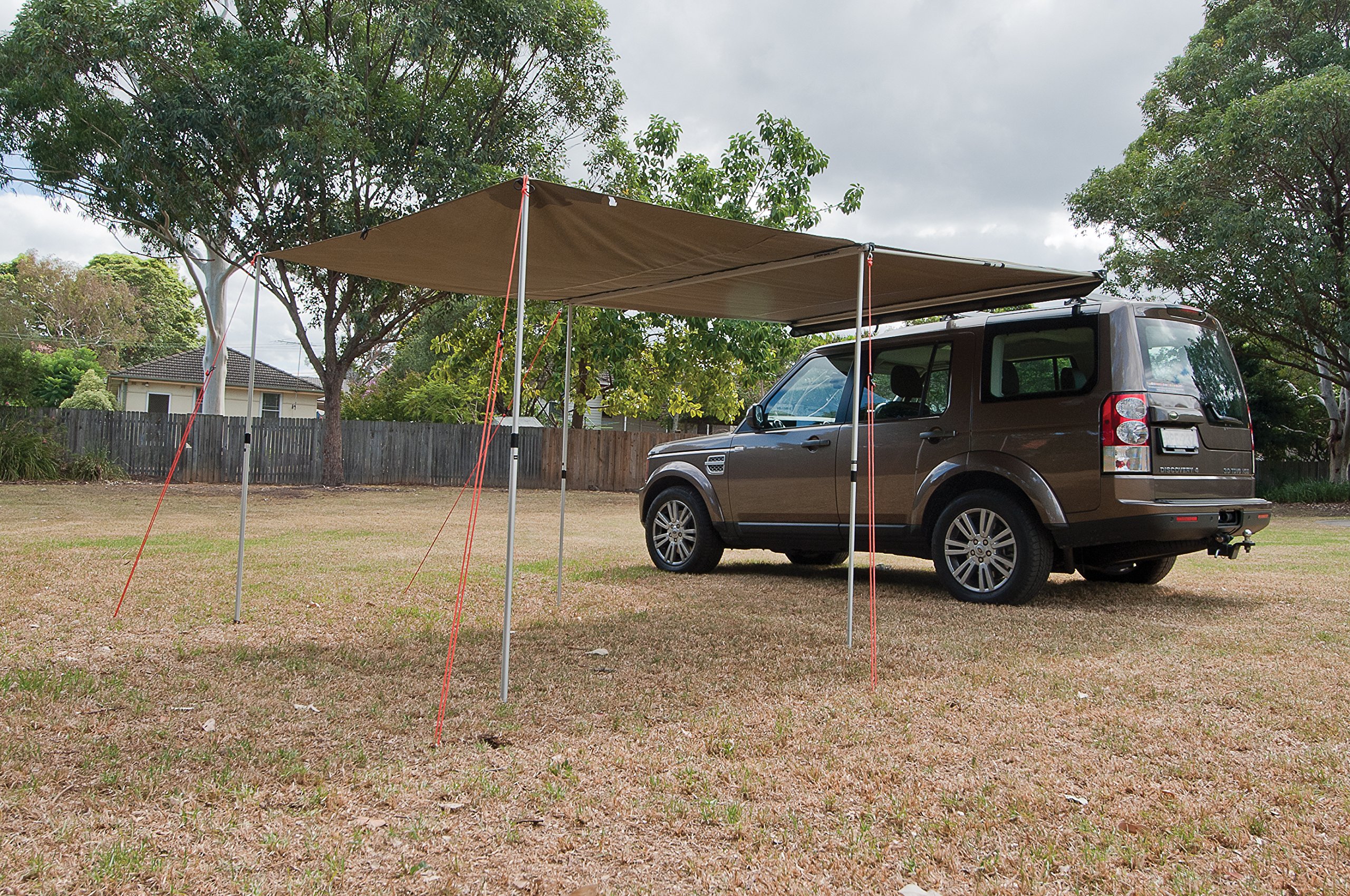 Rhino Rack Batwing Awning Extension 8.5' x 6' - Universal Car Side Awning for Camping, Outdoor Adventures & Tailgating (Model 31101)