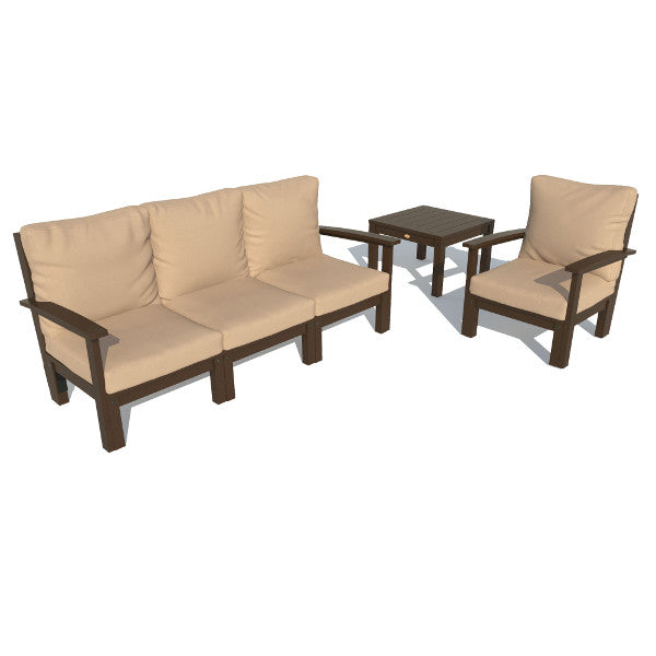 Custom Deep Seating Sofa Set with Chair and Side Table - Modern Living Room Furniture for Comfortable Lounging & Relaxation