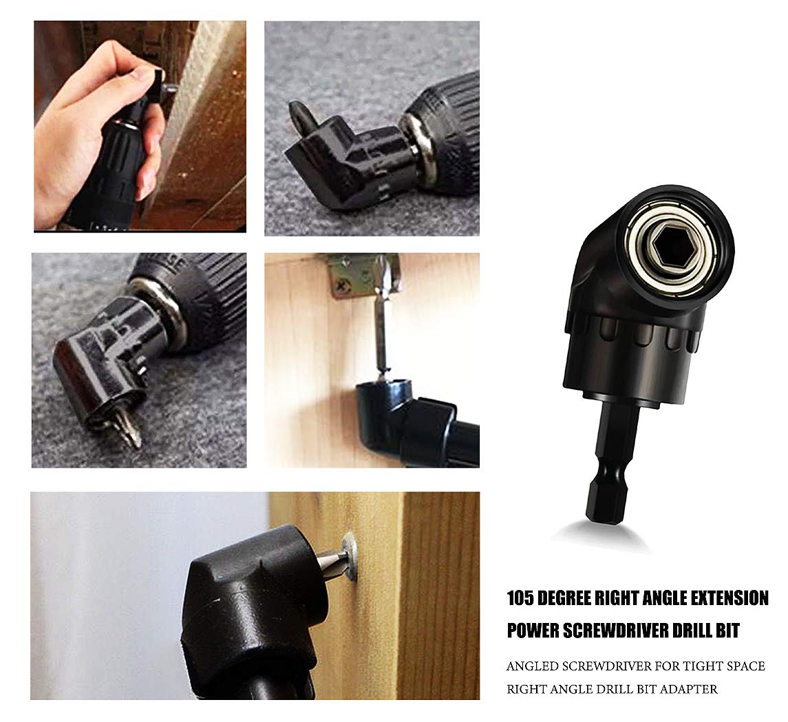 Right Angle Drill Attachment Set - 3PC 1/2