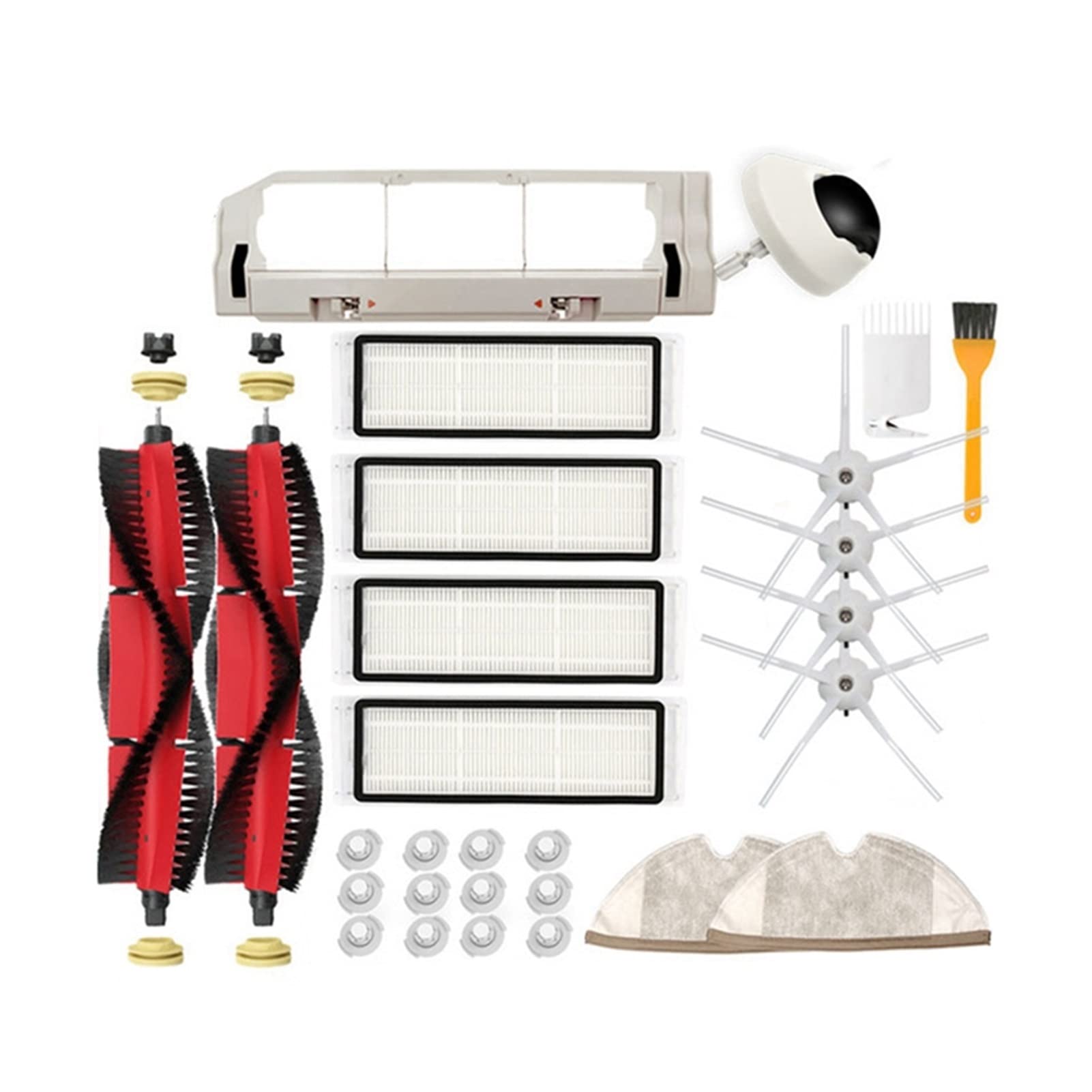 Roborock S6 S60 S65 S5 MAX T6 Vacuum Cleaner Accessories Kit - Replacement Roll Brush & Parts for Xiaomi Robot Vacuum | Multi-Color Set for Home Cleaning Maintenance