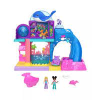 Polly Pocket Pollyville Aquarium Playset - Interactive Toy for Kids with Mini Doll & Underwater Adventure Scenes | Perfect for Pretend Play, Collectibles & Gifts