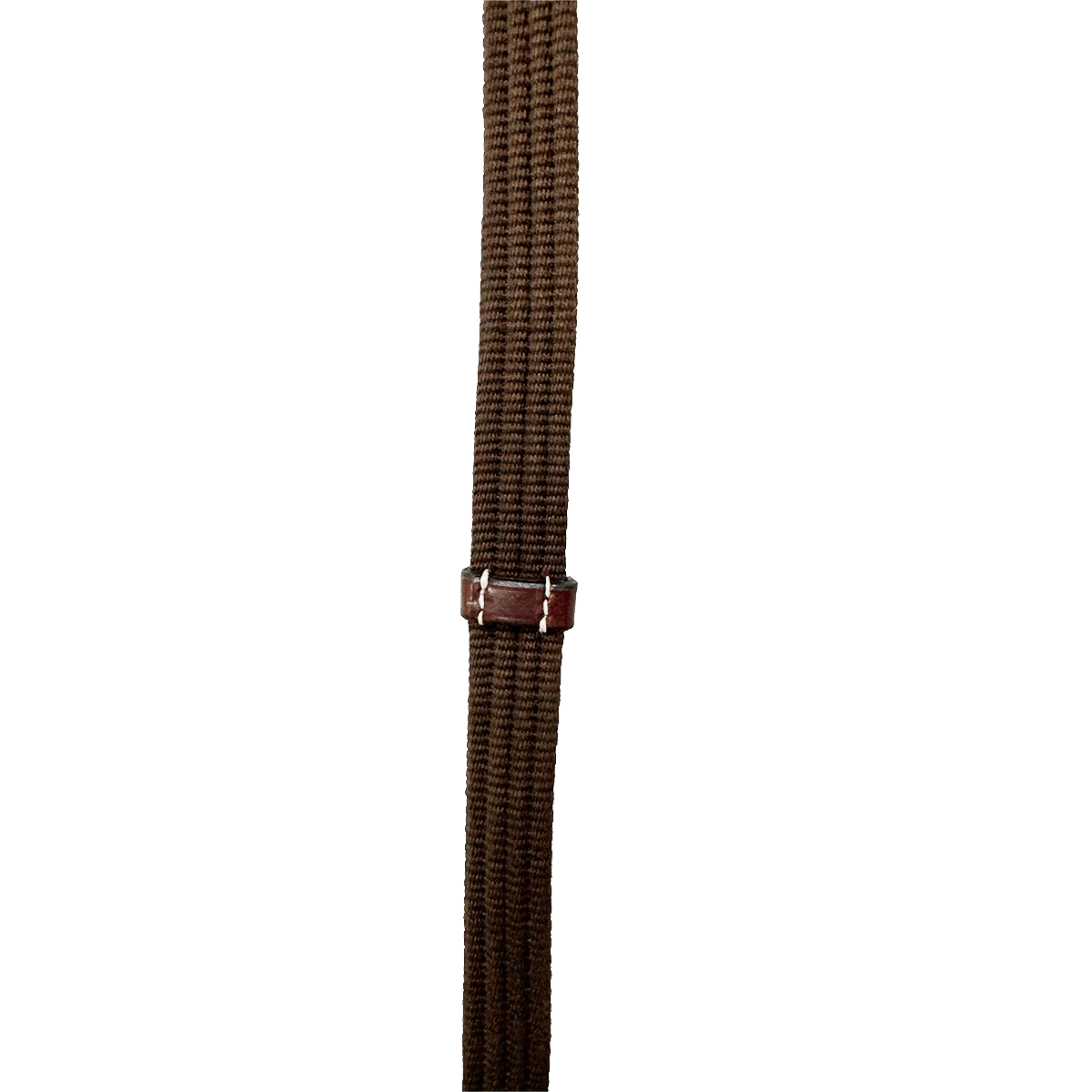 AJR 5/8 Inch Web Rein with Stopper and Leather Grips - Perfect for Horseback Riding, Training, and Equestrian Sports
