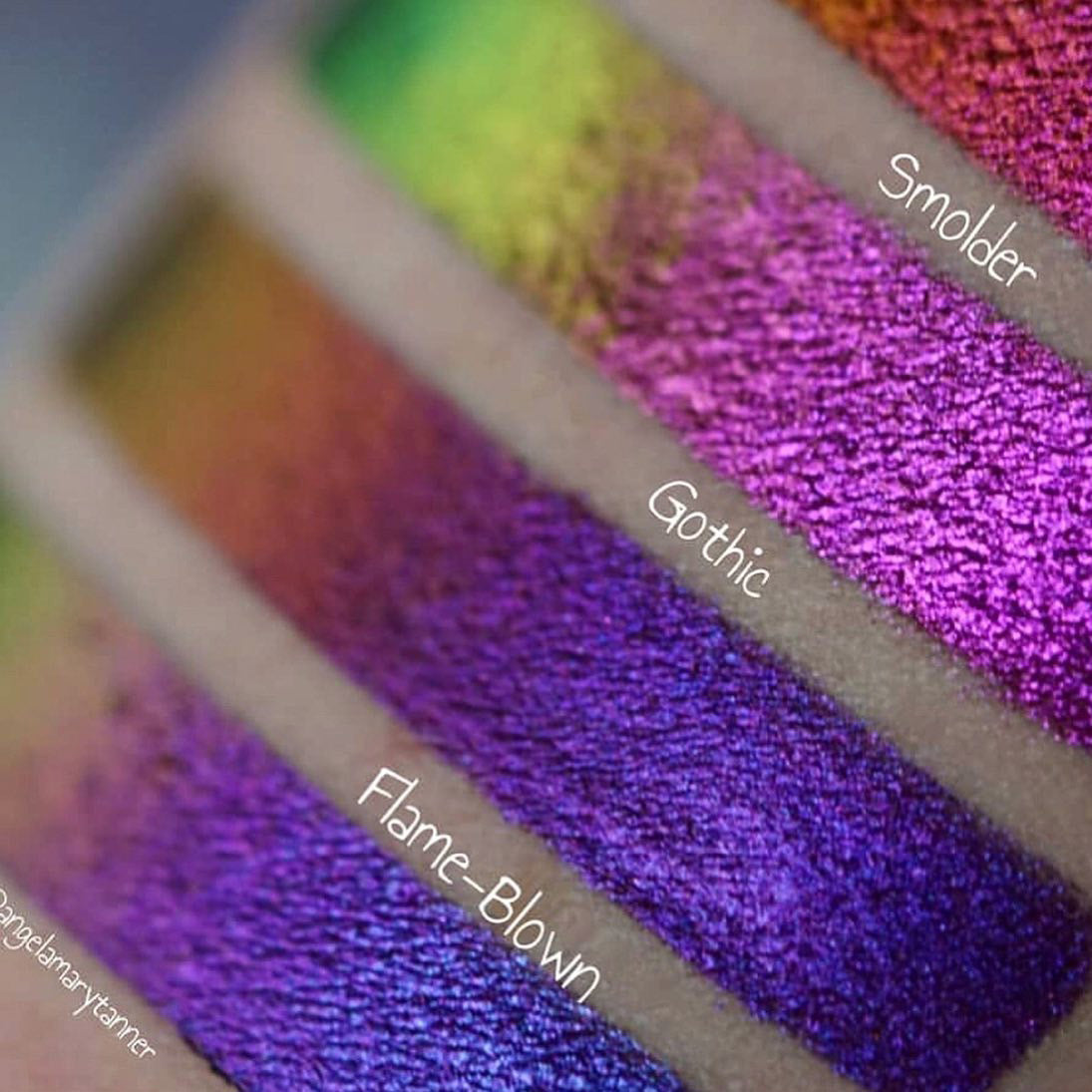 Flame Blown - Multichrome Jewel-Toned Eyeshadow Palette | Long-Lasting Pigmented Makeup for Party, Night Out & Special Occasions