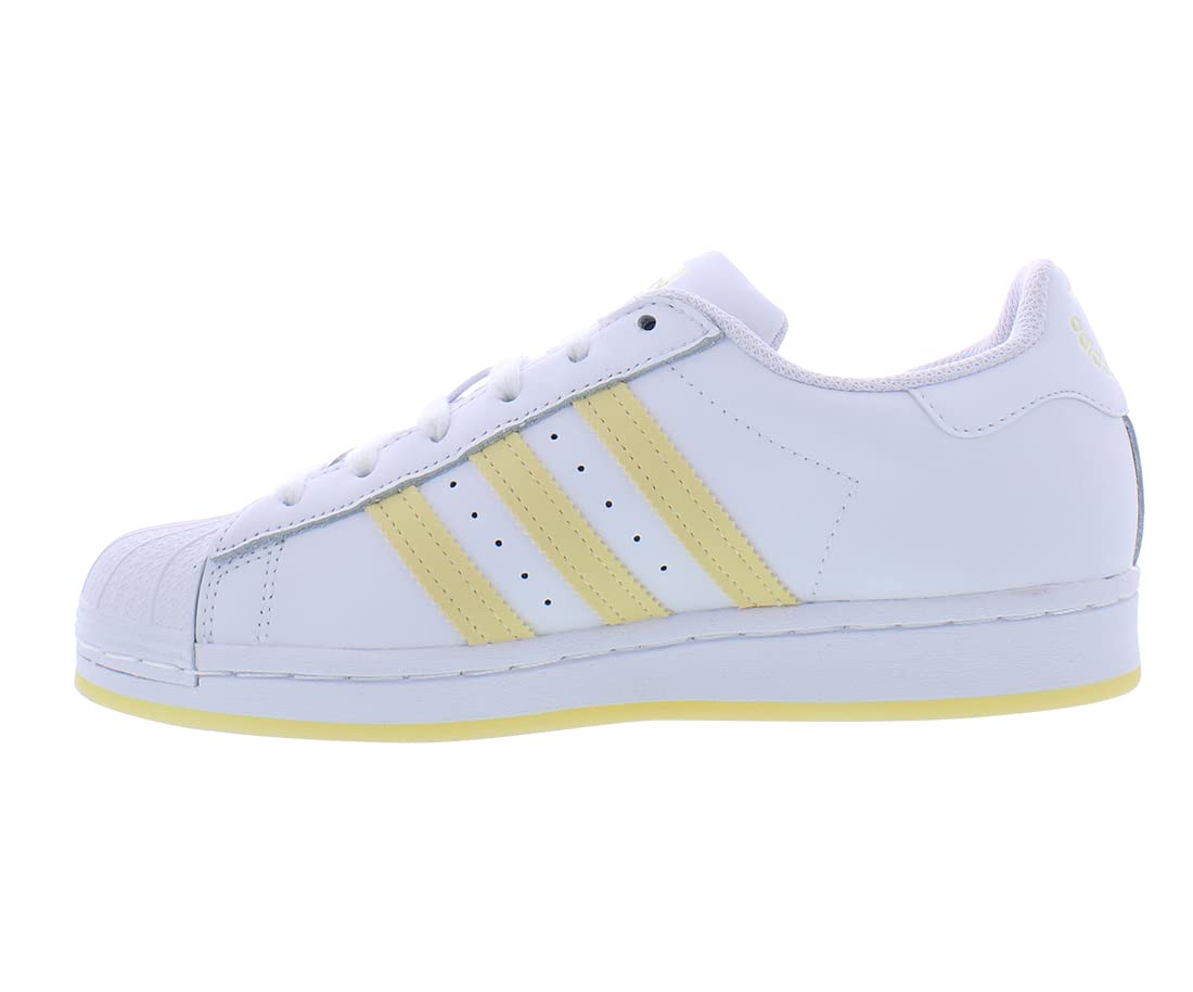 adidas Originals Women's Superstar Low Top Leather Sneakers - Classic White Casual Shoes for Women | Perfect for Everyday Wear, Street Style & Fashion Outfits