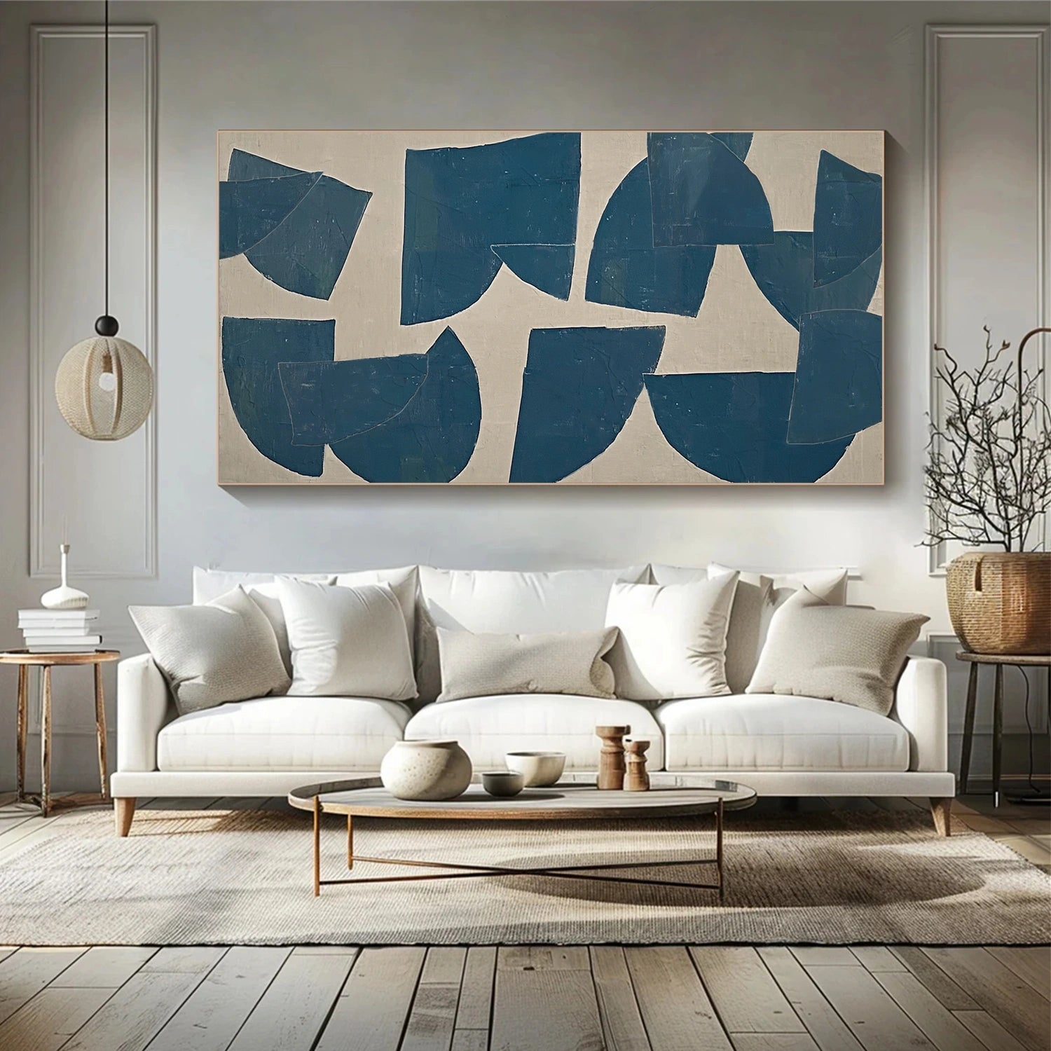 Abstract Painting #AB 448 - Modern Wall Art for Home & Office Decor | Unique Handmade Canvas Artwork for Living Room, Bedroom, or Workspace