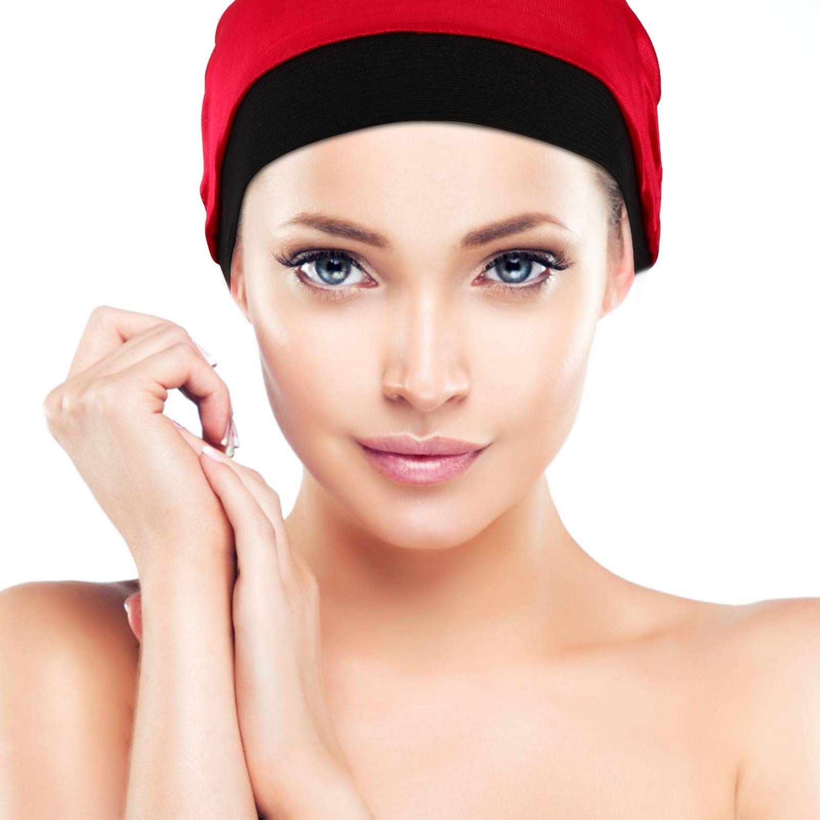 8 Pcs Wave Liner Wig Caps for Men - Breathable & Durable Hair Net for Wig Making, Styling & Cosplay - Perfect for Daily Use, Salon & Costume Parties