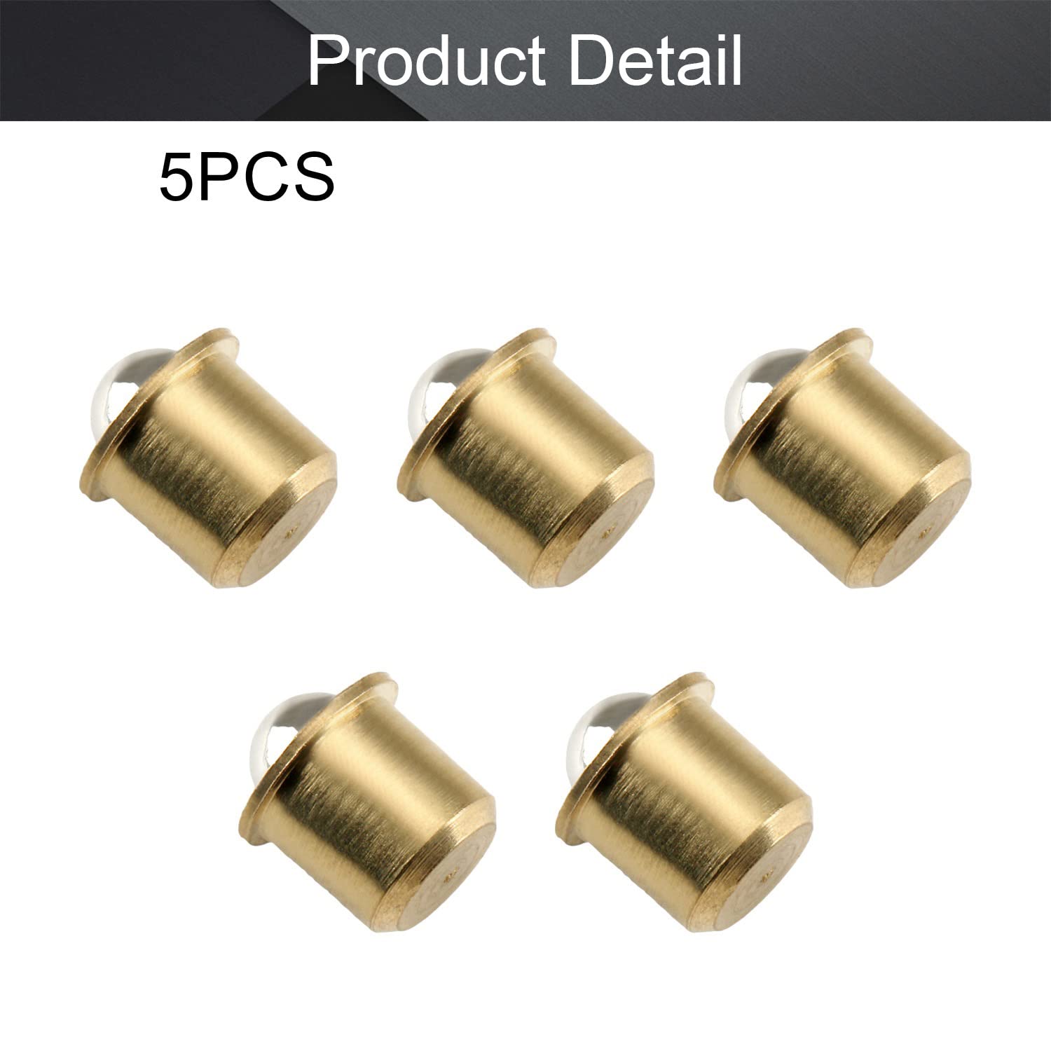 **MroMax 5Pcs Brass Ball Catch for Closet Doors - 0.31
