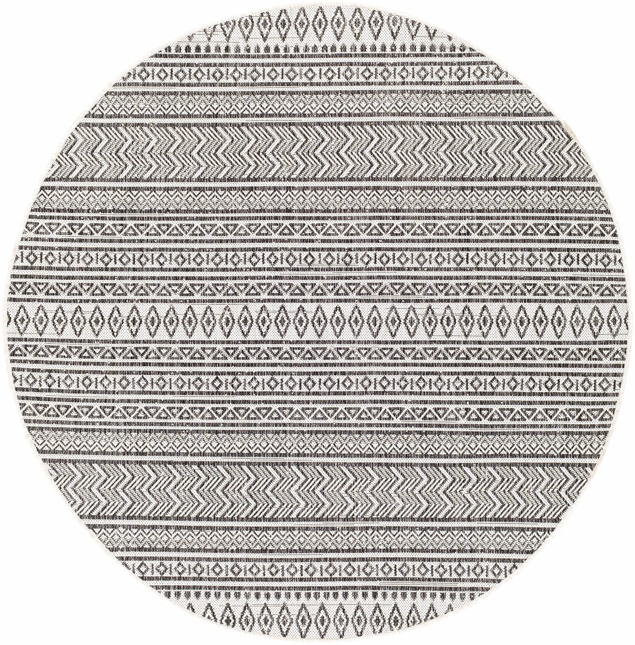 Bohemian Global Style Hauteloom Imboden Round Area Rug 7'10