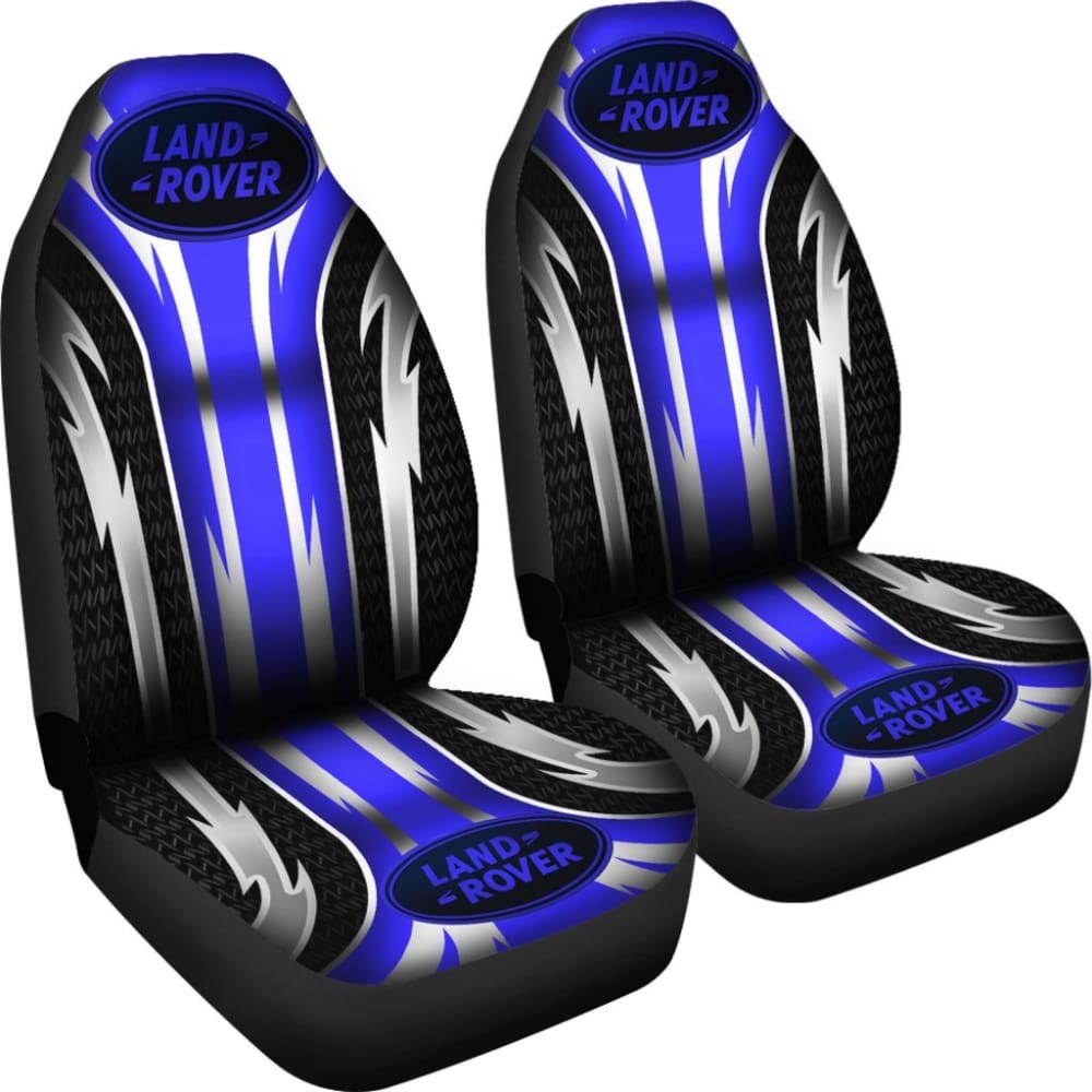Premium 2-Piece Front Seat Covers for Land Rover - Durable Blue Fabric (Part #144627) | Perfect for Off-Roading, Daily Commutes & Vehicle Protection