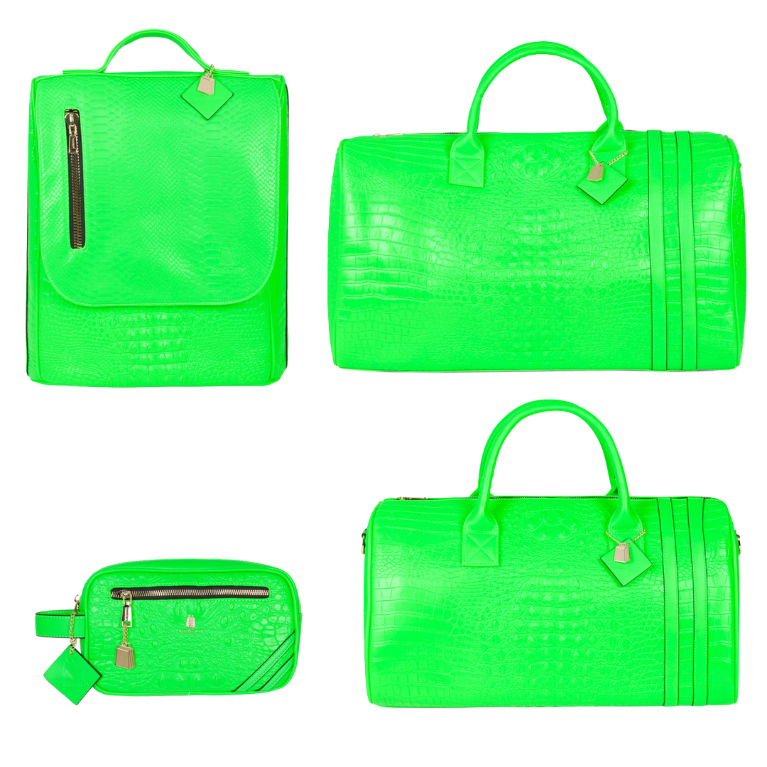 Apollo 2 Premium Travel Set - 4-Piece Luggage Collection with TSA Lock (Carry-On, Check-In, Weekender & Toiletry Bag) - Perfect for Business Trips & Family Vacations