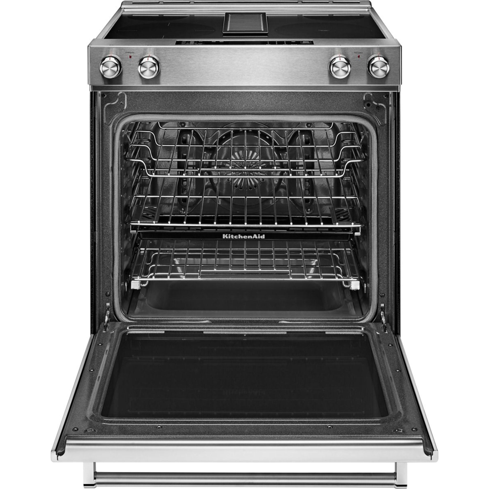 KitchenAid KSDG950ESS 30-Inch Slide-In Dual Fuel Range - Stainless Steel Gas Stove & Electric Oven for Professional Cooking & Baking at Home