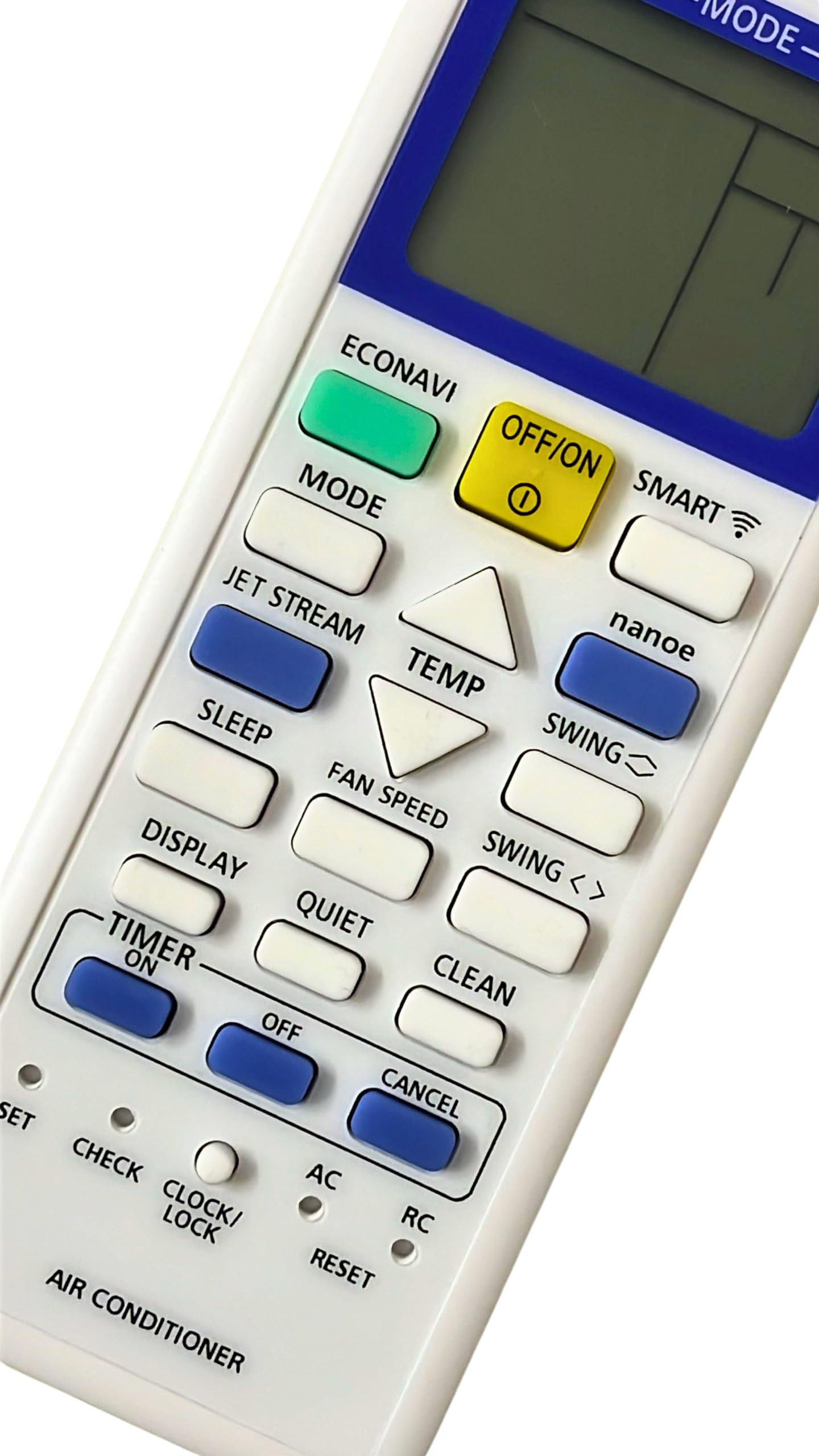 Universal AC Remote Control AC-157F Compatible for Panasonic Air Conditioners - Replacement Remote for Home & Office Cooling Systems