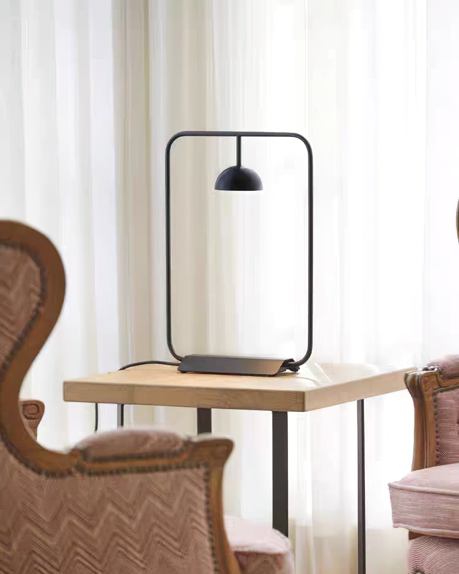 Cupolina Table Lamp - Modern LED Bedside Lamp for Bedroom, Living Room & Office - Adjustable Brightness & Warm White Light