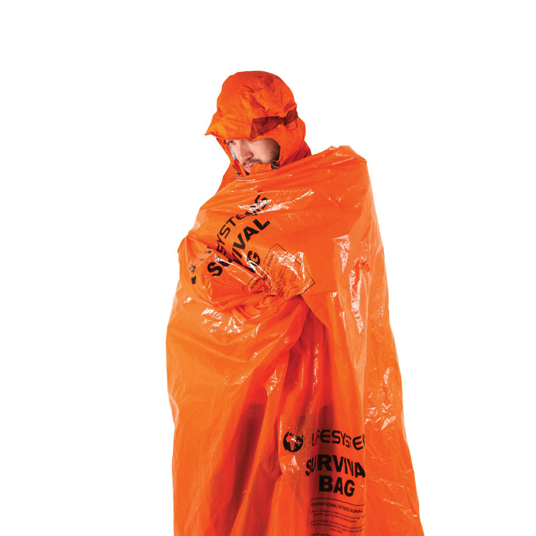 Lifesystems Emergency Survival Bag - Waterproof & Durable Plastic Shelter for Outdoor Adventures, Camping, Hiking & Disaster Preparedness