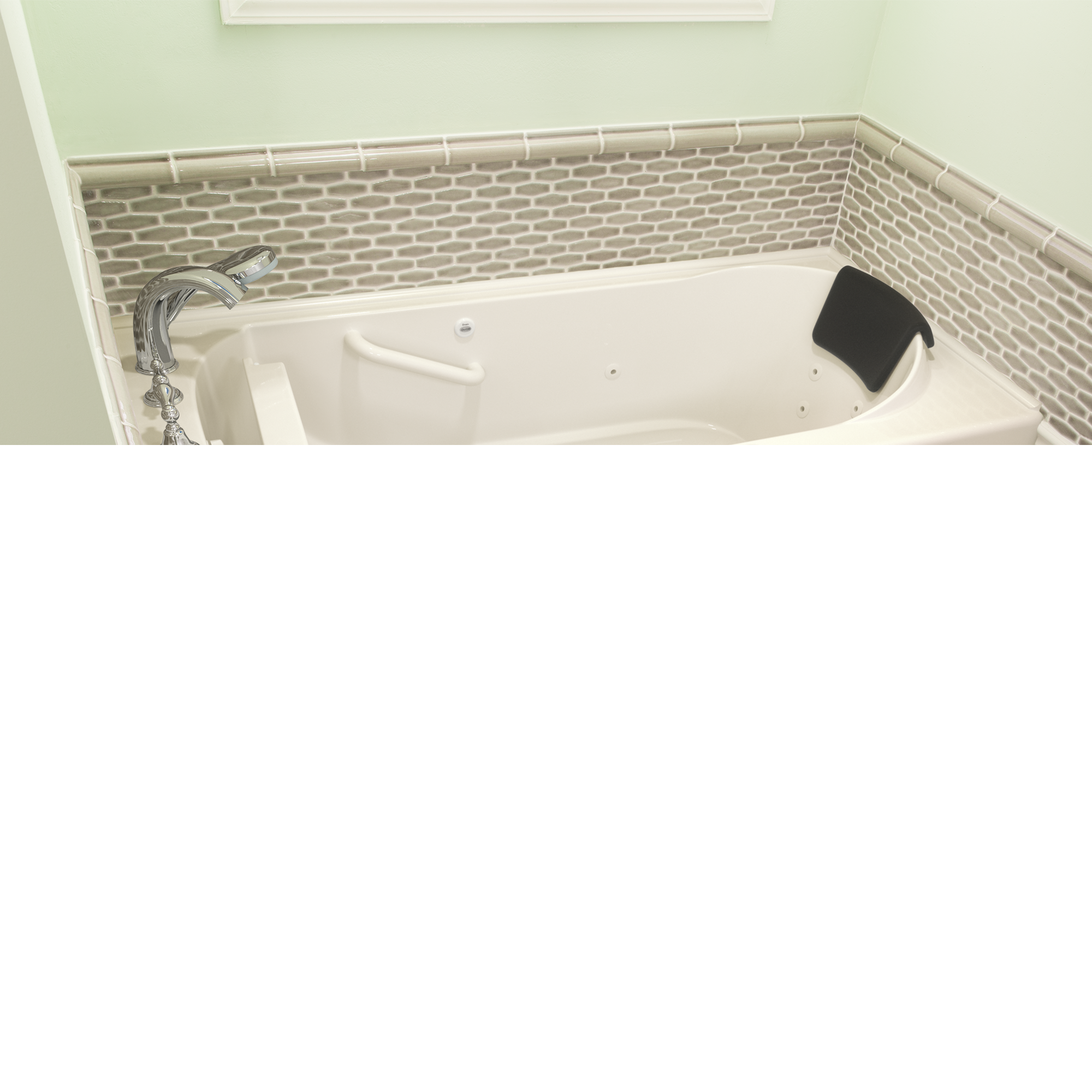 Premium 30 x 60 Inch Gelcoat Walk-In Bathtub with Whirlpool System - Left Hand Drain & Faucet - Ideal for Elderly & Accessible Bathing, Spa Relaxation at Home