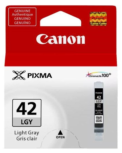 Original Canon CLI-42LGY Light Gray Ink Cartridge for PIXMA Printers - High-Quality Replacement Ink for Photo Printing, Documents & Creative Projects