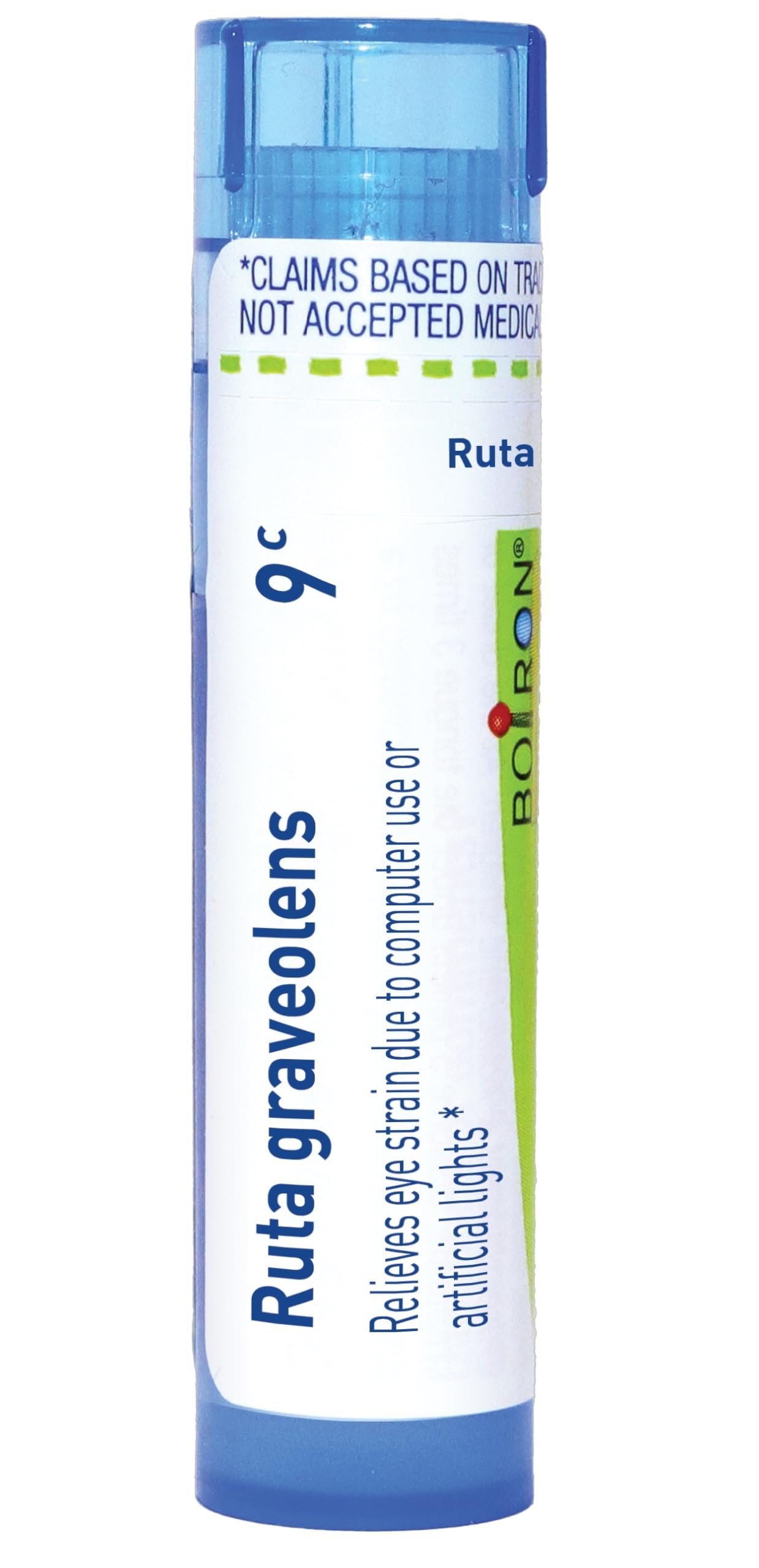Boiron Ruta Graveolens 9C Homeopathic Medicine - 80 Pellets for Eye Strain Relief from Computer Use & Artificial Lights | Digital Eye Fatigue Solution for Office Workers & Gamers