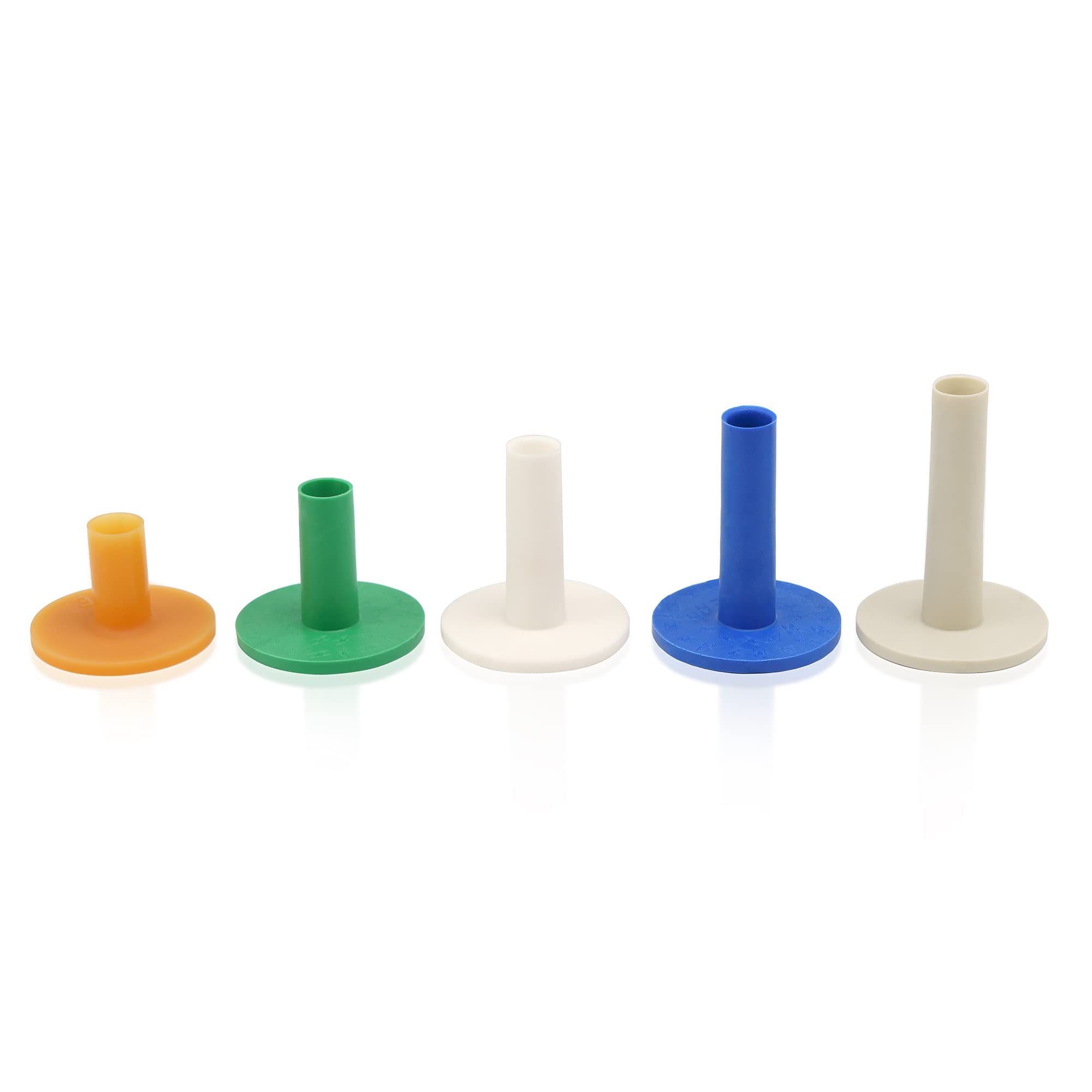 Premium Golf Rubber Tees for Practice & Training - Mixed Sizes for Driving, Putting & Chipping | Durable & Flexible for Golf Mats & Nets | Perfect for Indoor, Outdoor, Backyard, Home & Office Use | Great for Beginners & Pros Alike